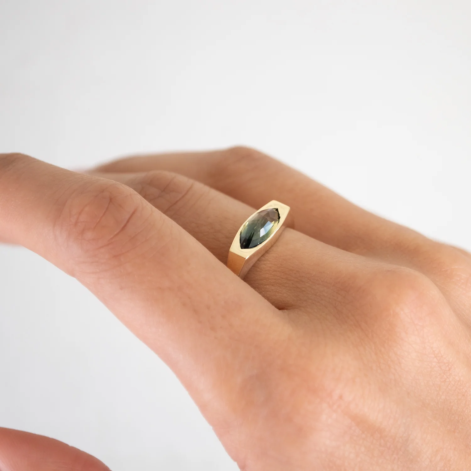 Oasis Sapphire Marquise Ring - Image 2