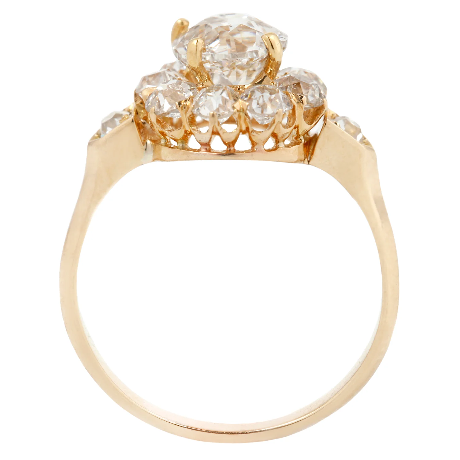 Old Mine Diamond Shine Ring - Image 4