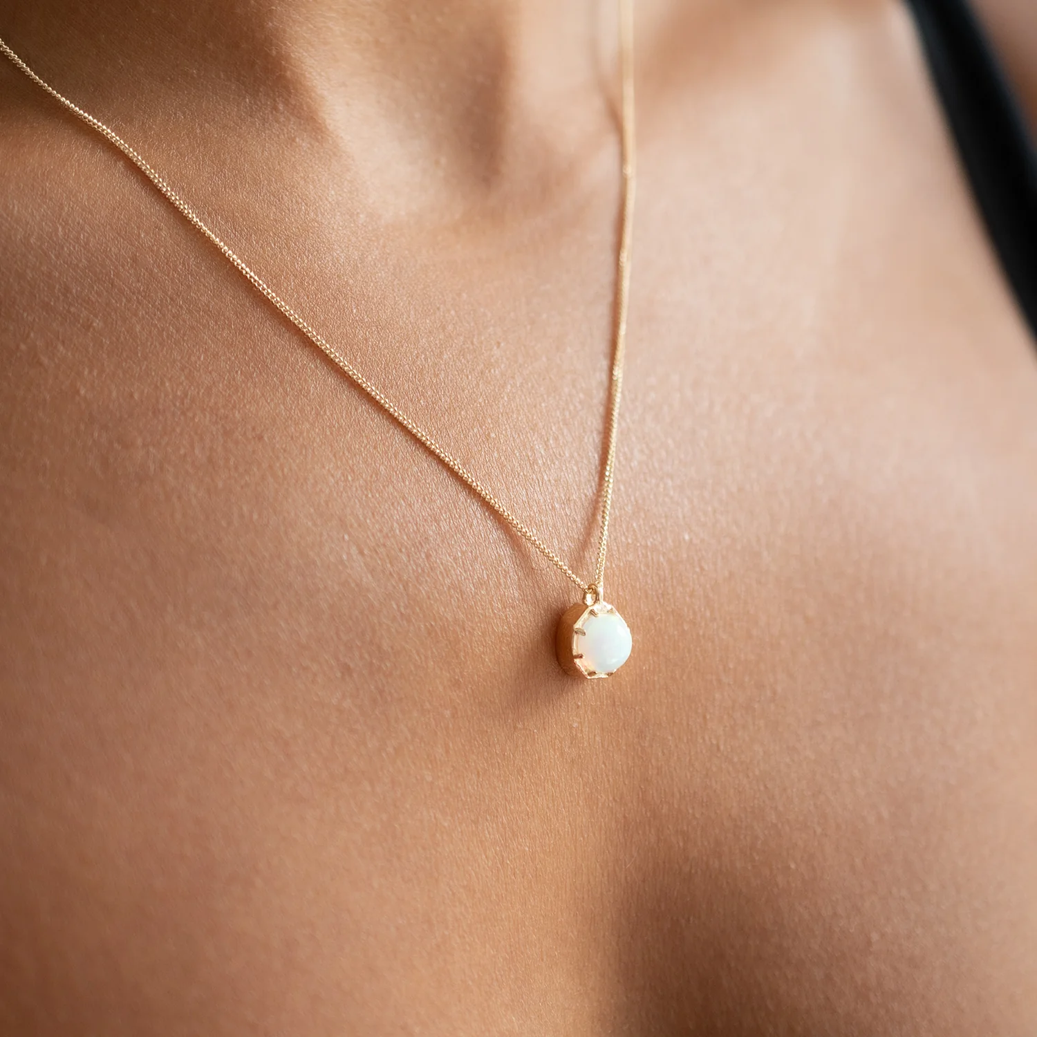 Opal Octagon Necklace - Image 2