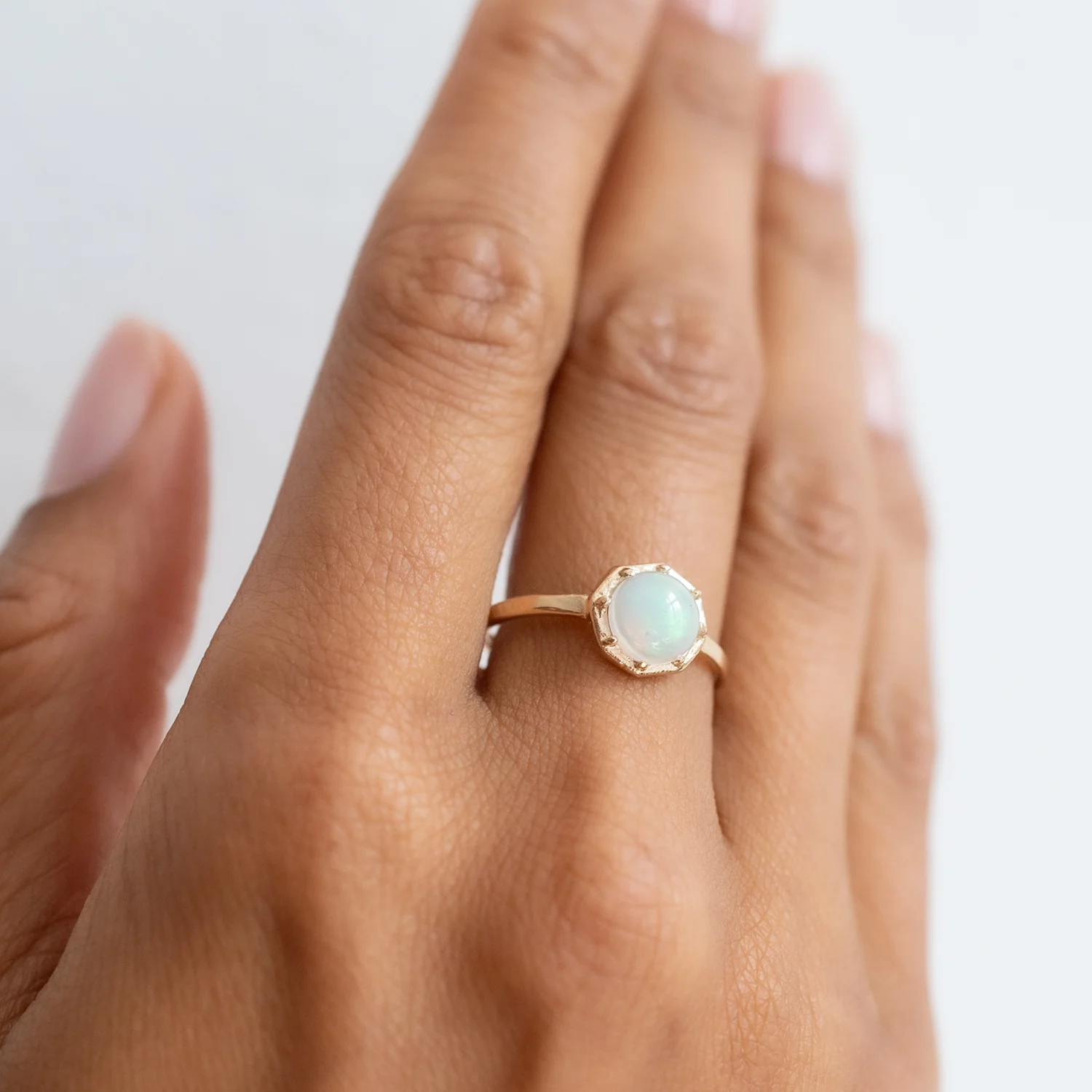 Opal Octagon Ring - Image 2