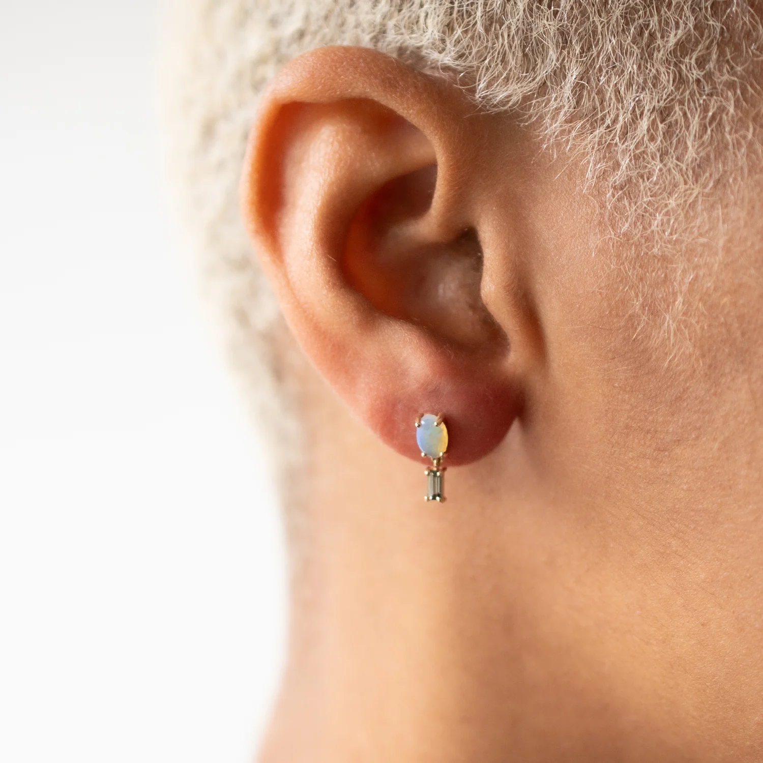 Opal & Tourmaline Stela Earrings - Image 2
