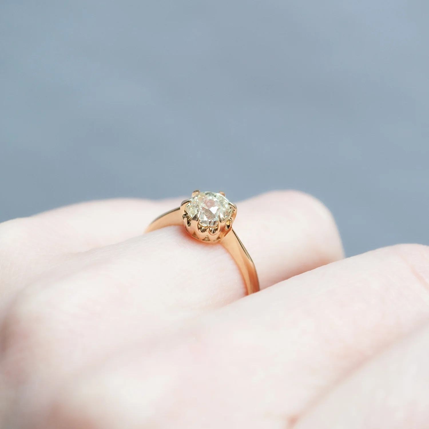 Opulent Crown Jubilee Diamond Solitaire - Image 7