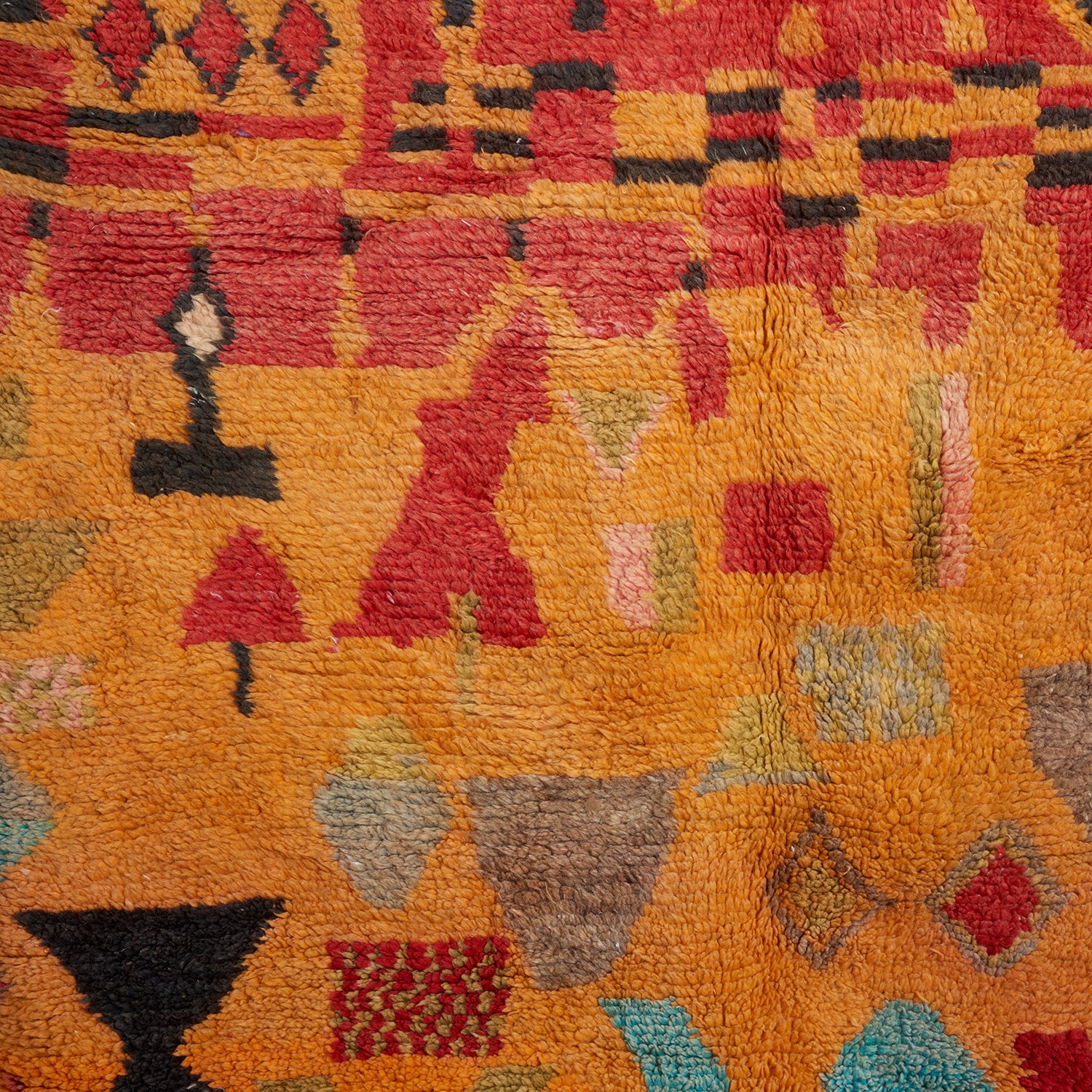 Orange & Red Moroccan Rug - Image 2