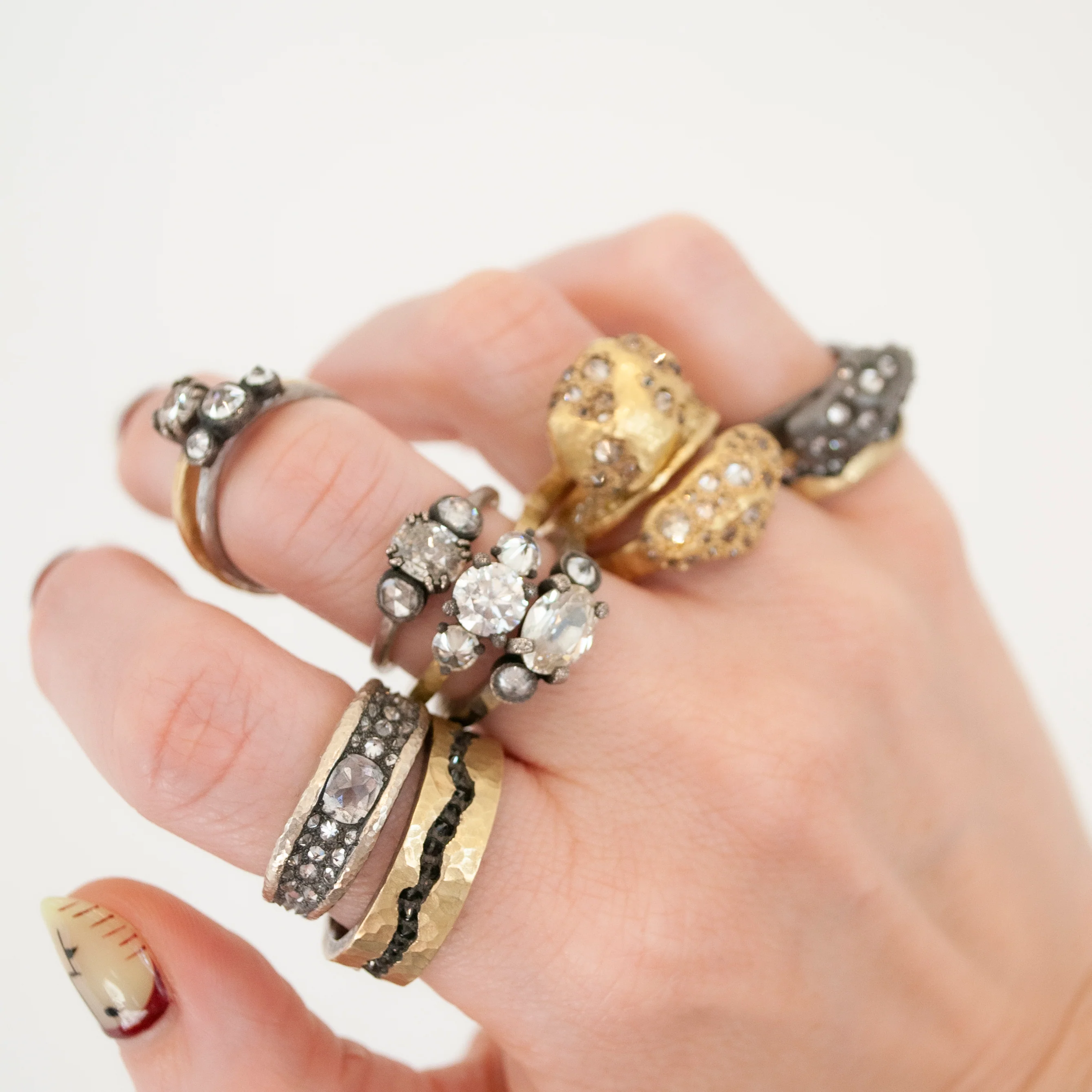 Glacial Ovals Diamond Ring - Image 5