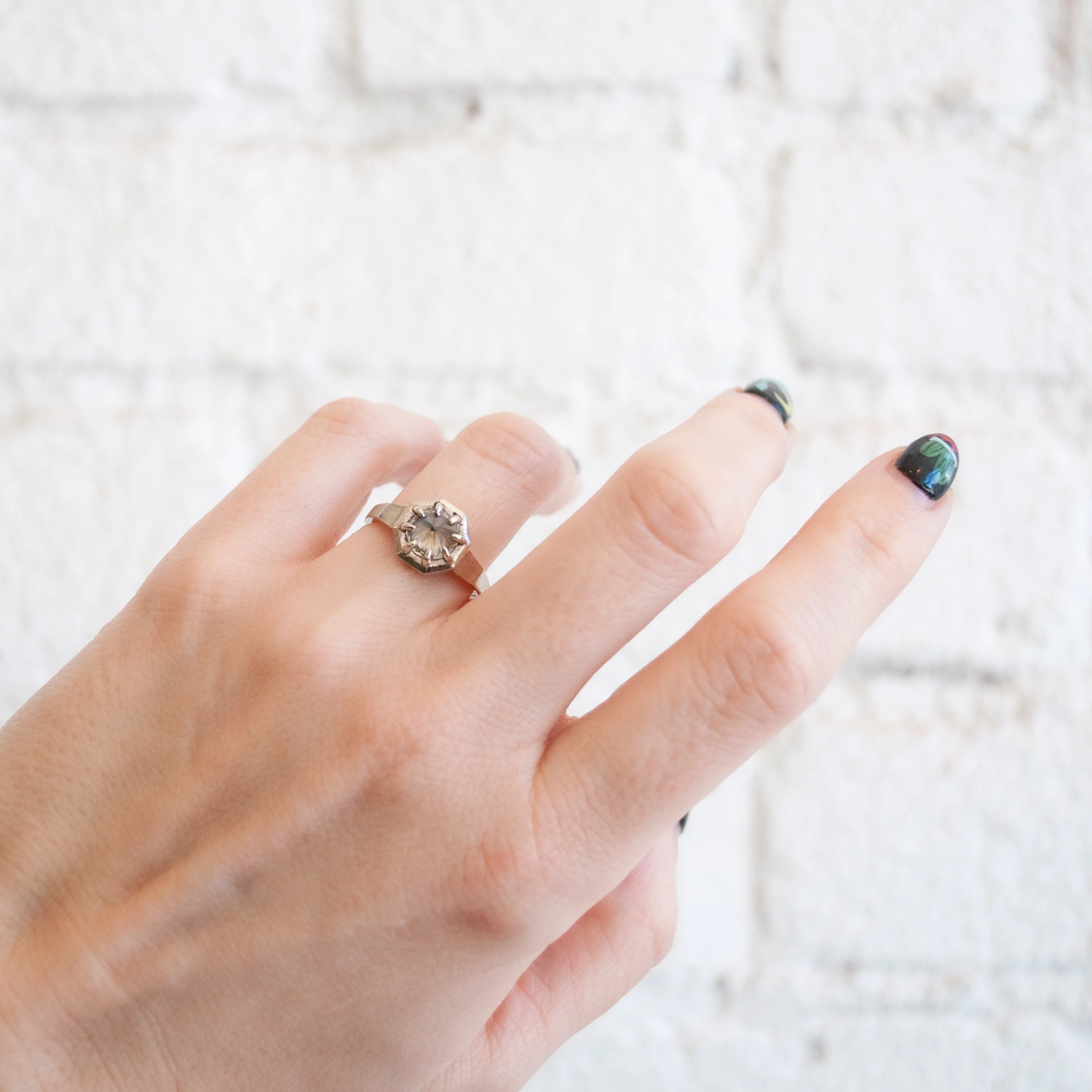 Palisade Diamond Solitaire Ring - Image 2