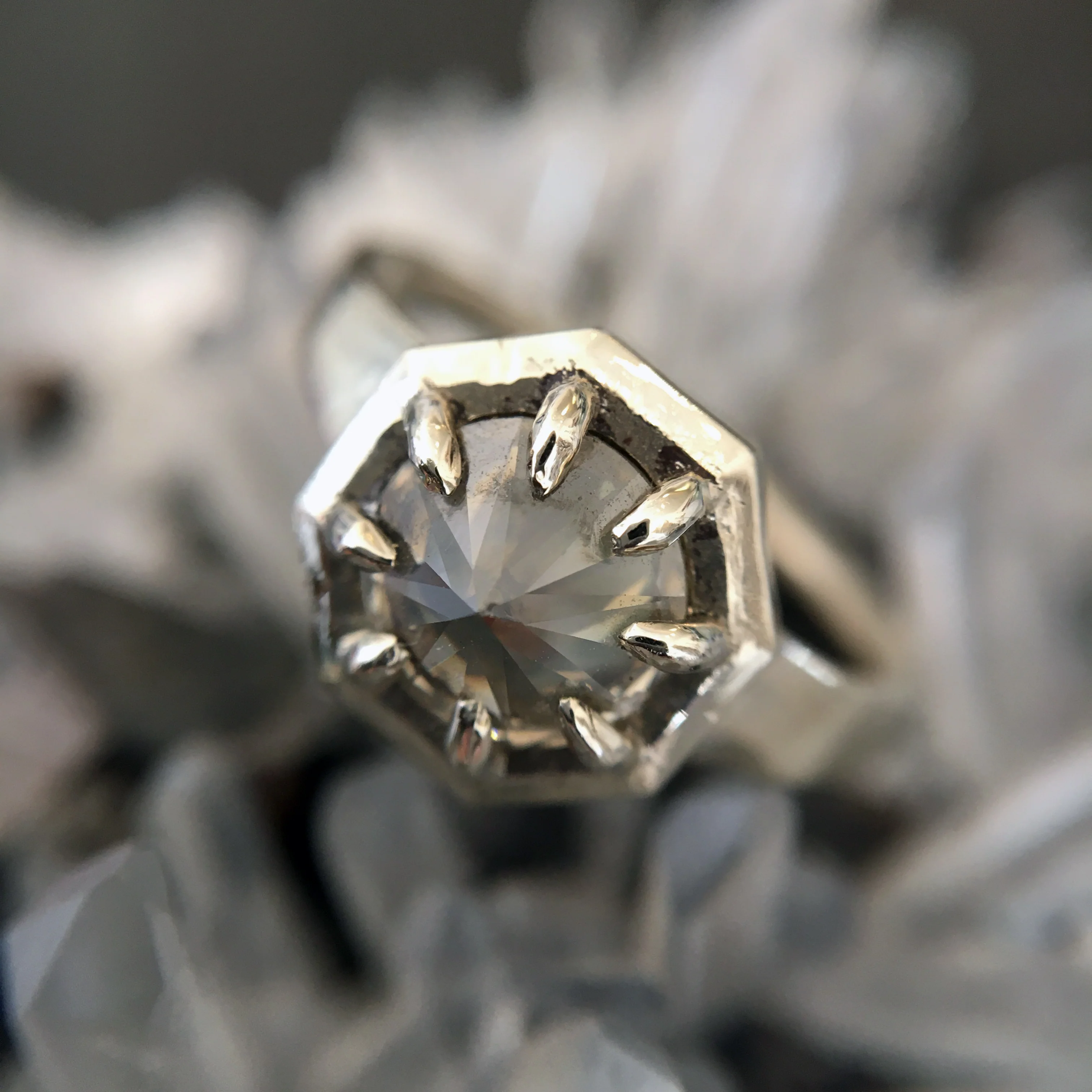 Palisade Diamond Solitaire Ring - Image 6