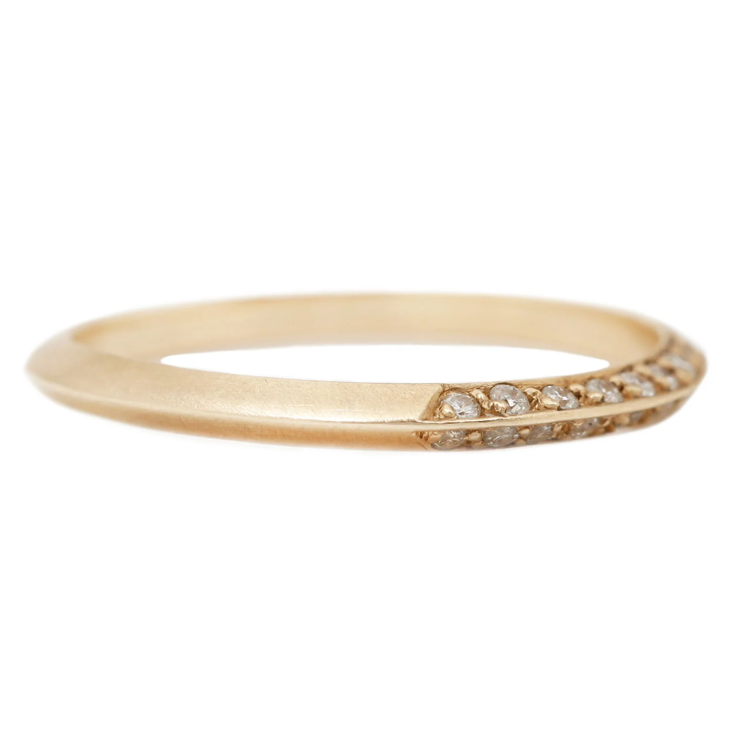 Pavé Knife Edge Band - Image 3