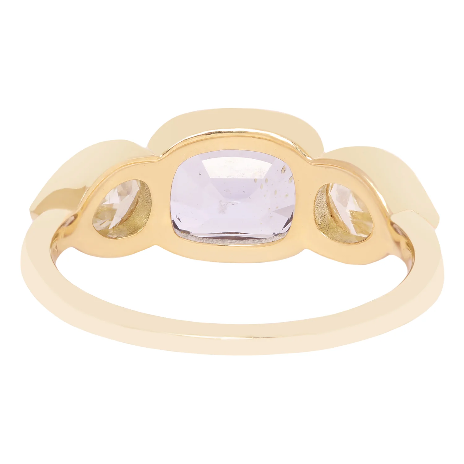 Periwinkle Sapphire & Diamond Ring - Image 4