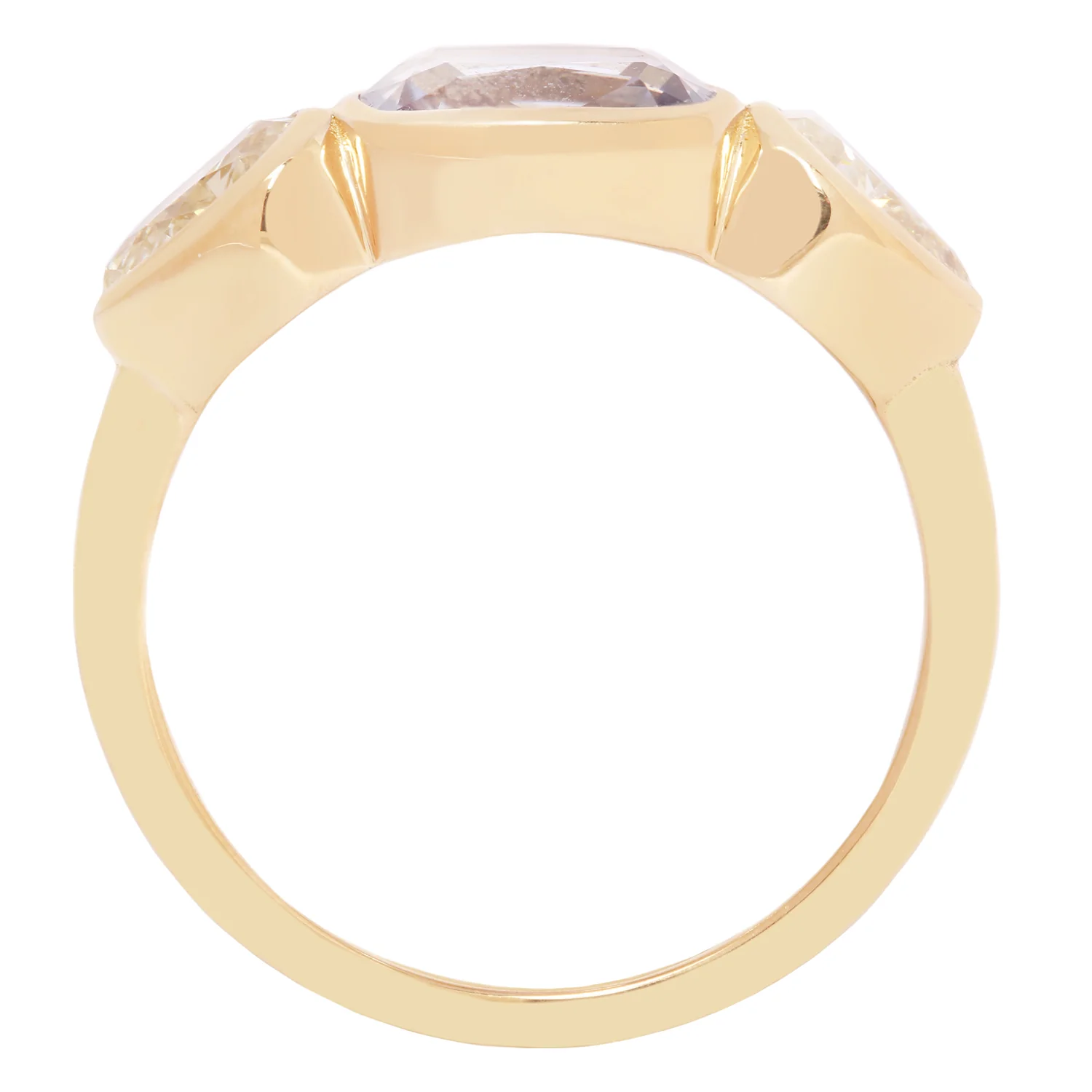 Periwinkle Sapphire & Diamond Ring - Image 5