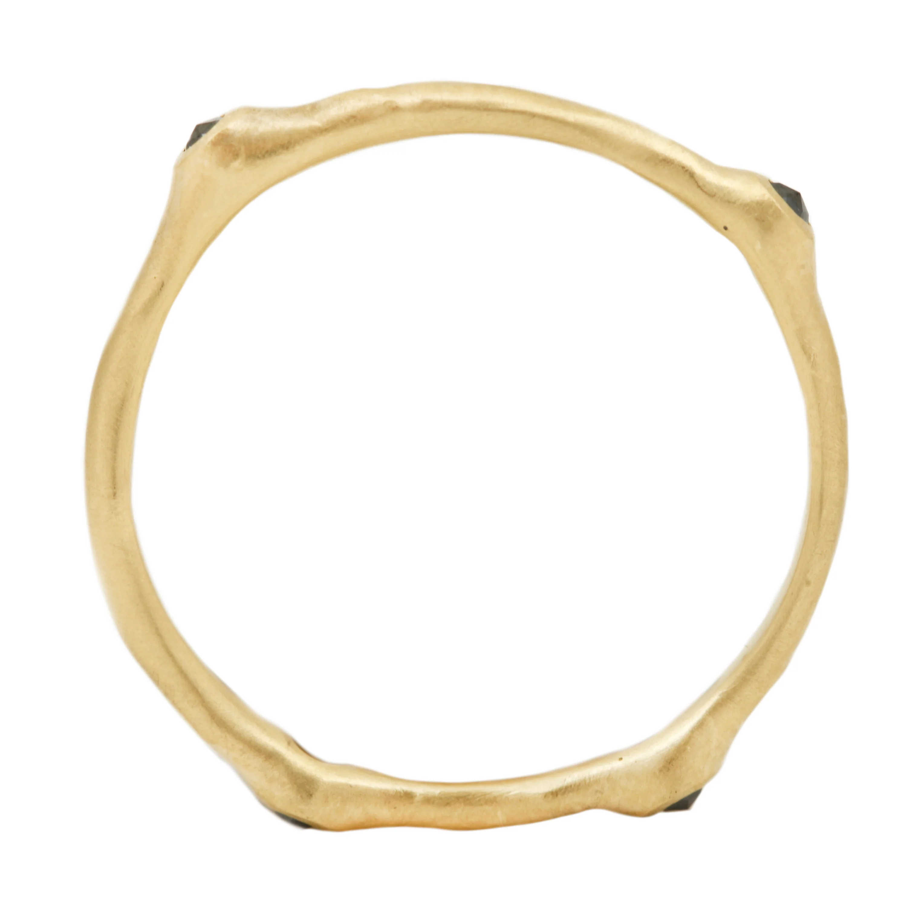 Petite Black Diamond Stacking Ring - Image 3