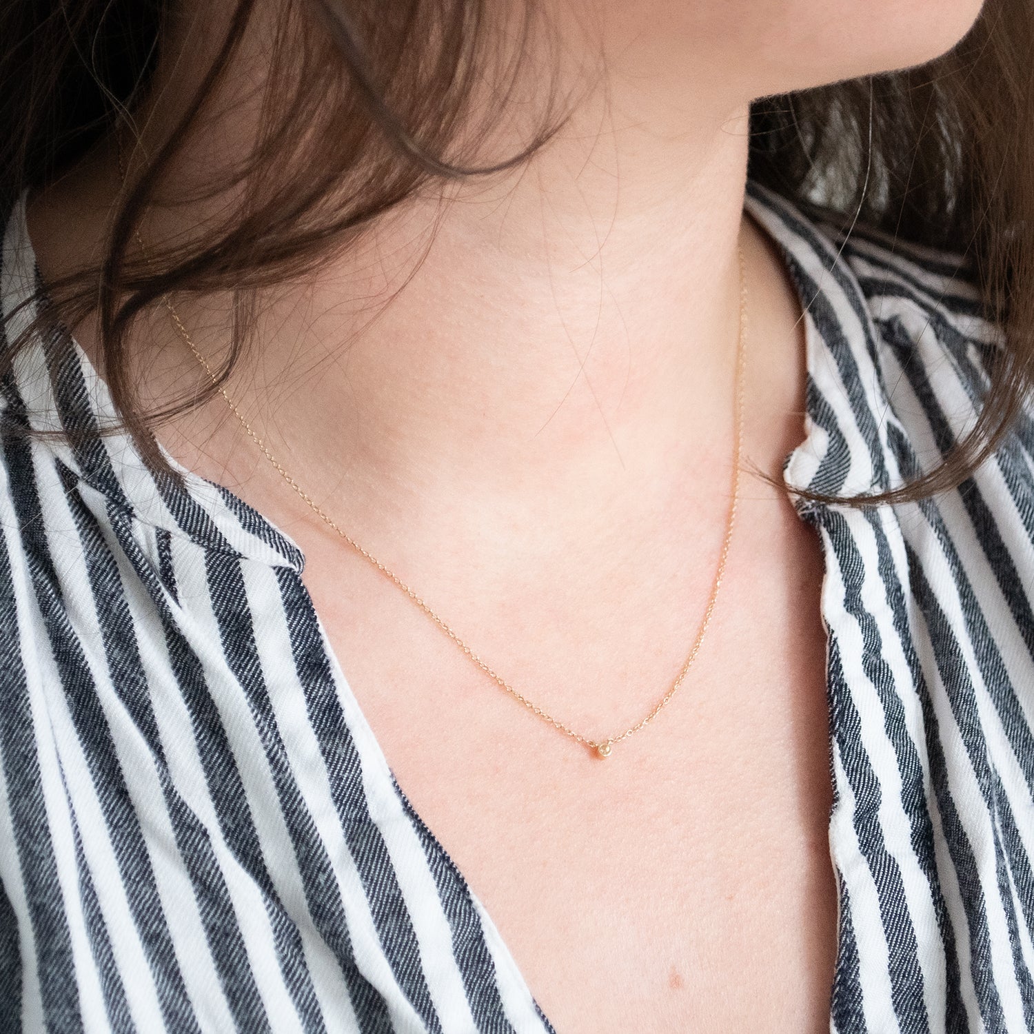 Petite Diamond Necklace - Image 2