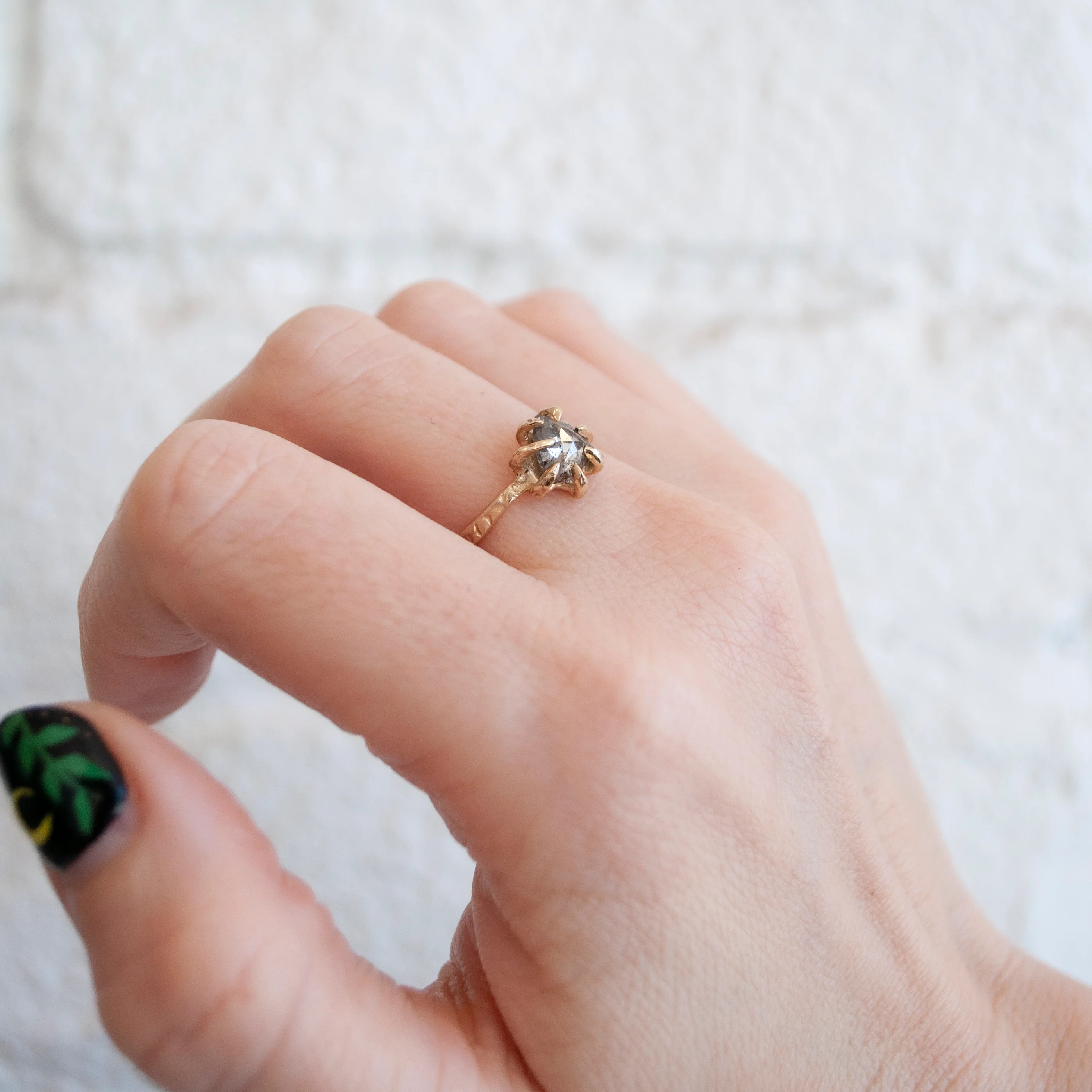 Pisces Diamond Solitaire Ring - Image 2