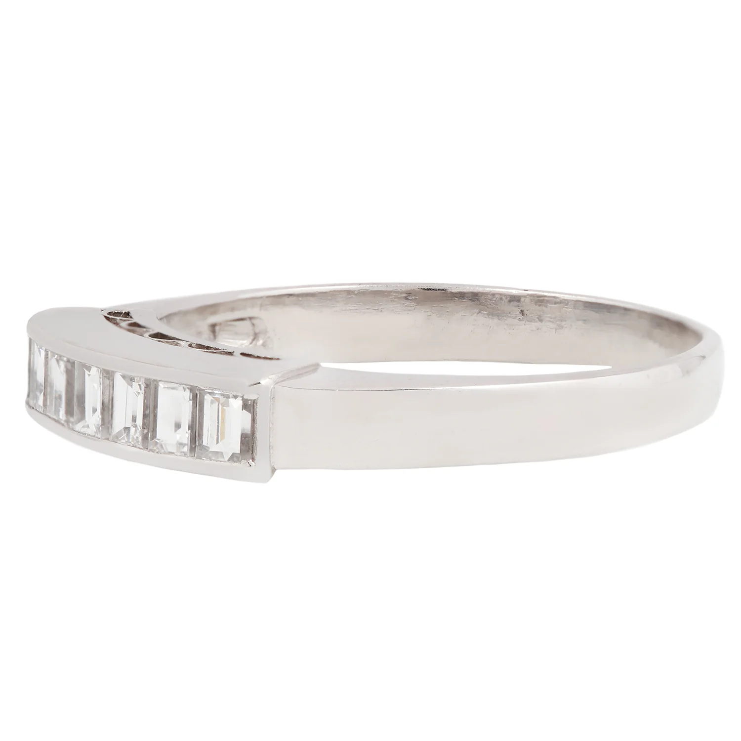 Platinum Seven Diamond Bar Ring - Image 3