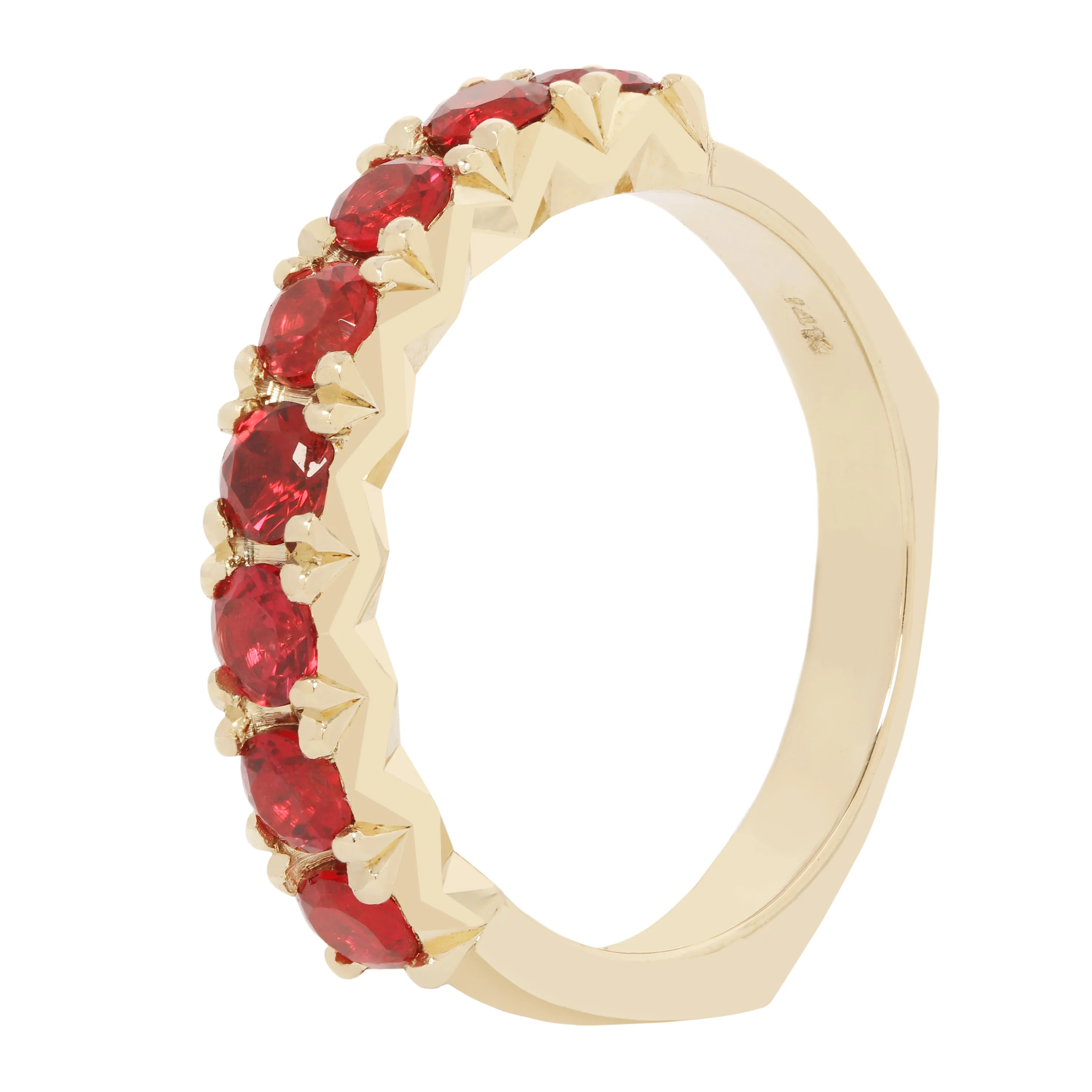 Poinsettia Half Eternity Band - Image 3