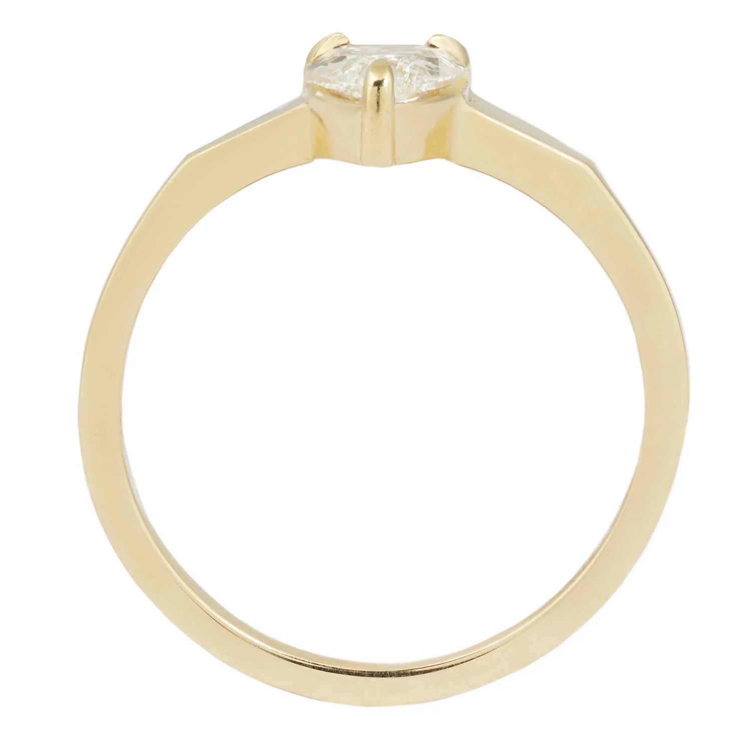 Pointed Pear Diamond Ring - Image 5