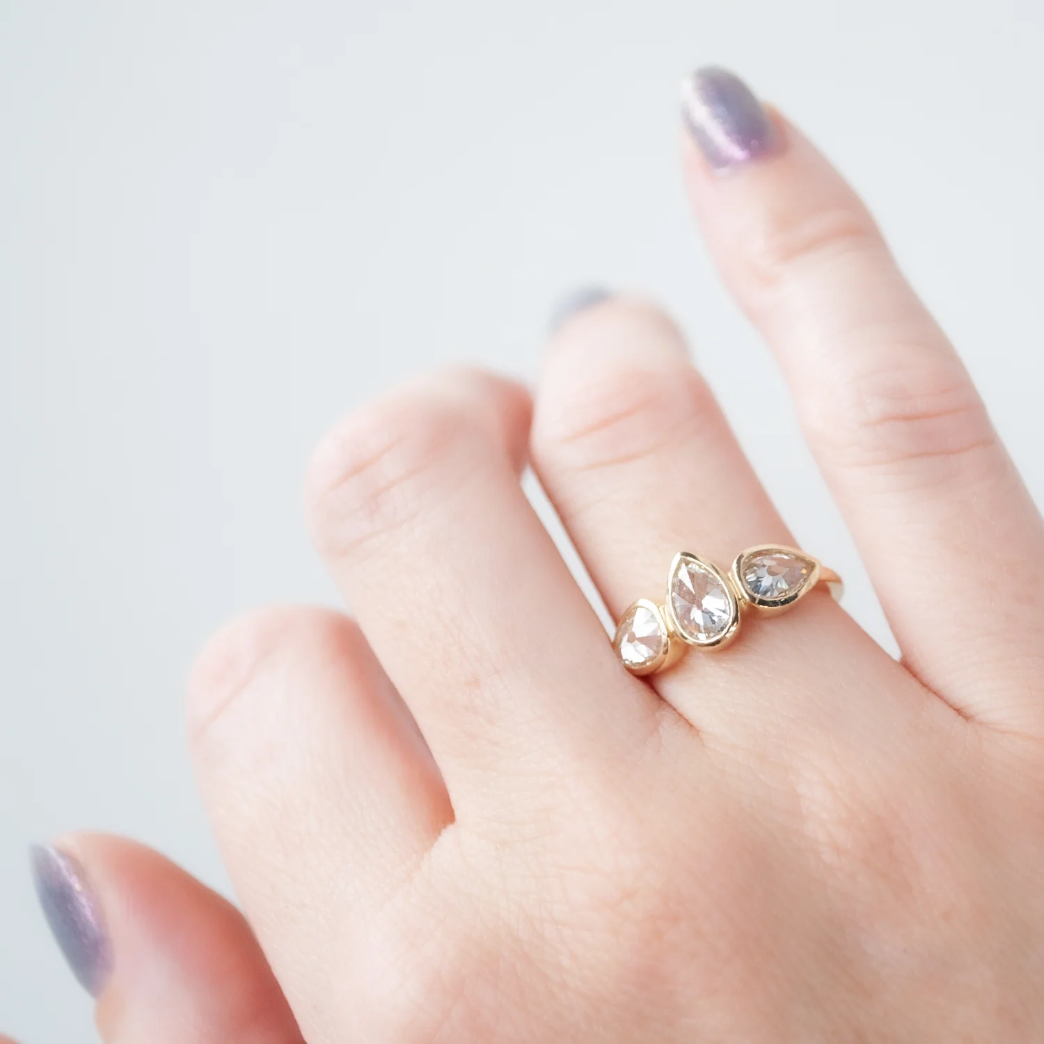 Polaris Three Diamond Ring - Image 2