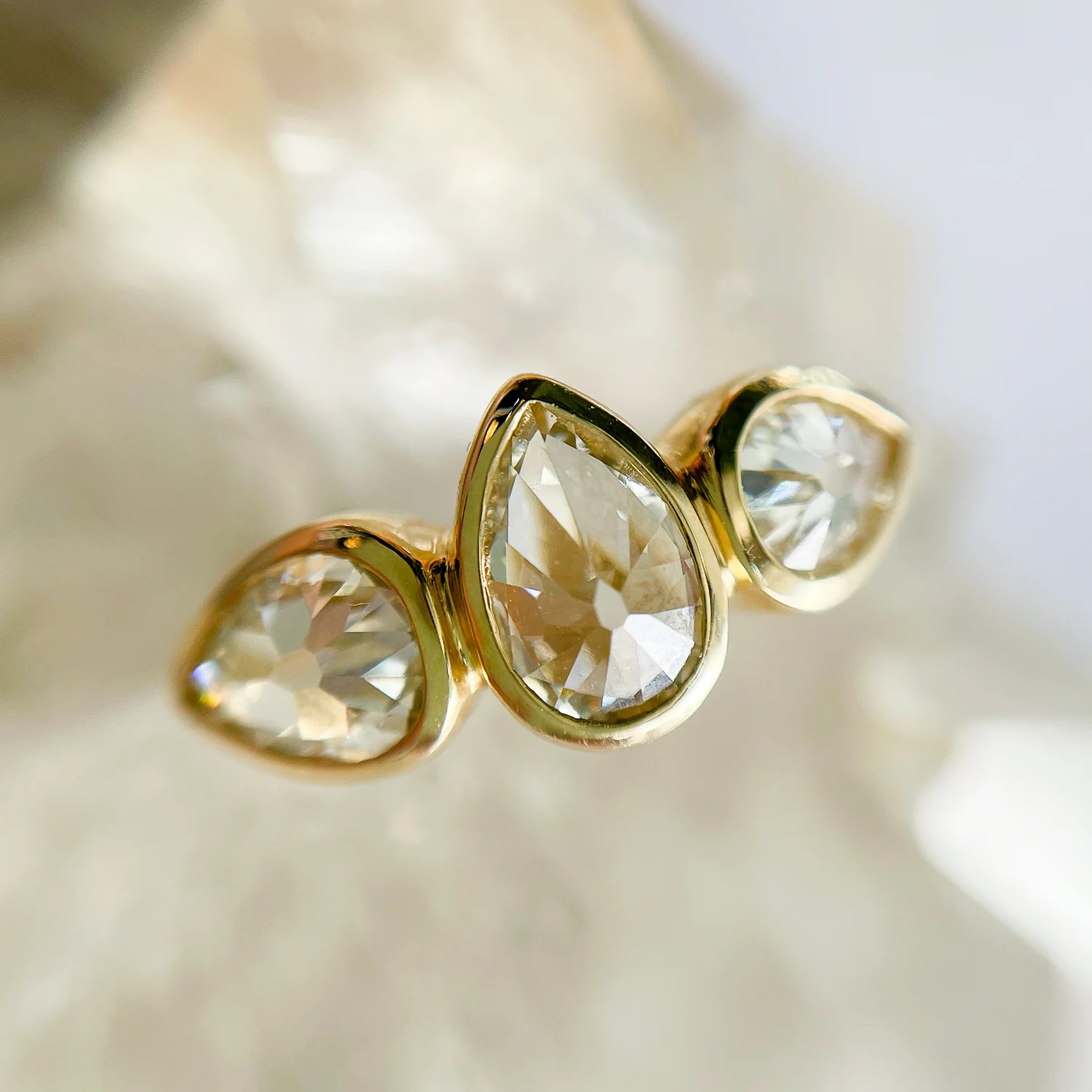 Polaris Three Diamond Ring - Image 6