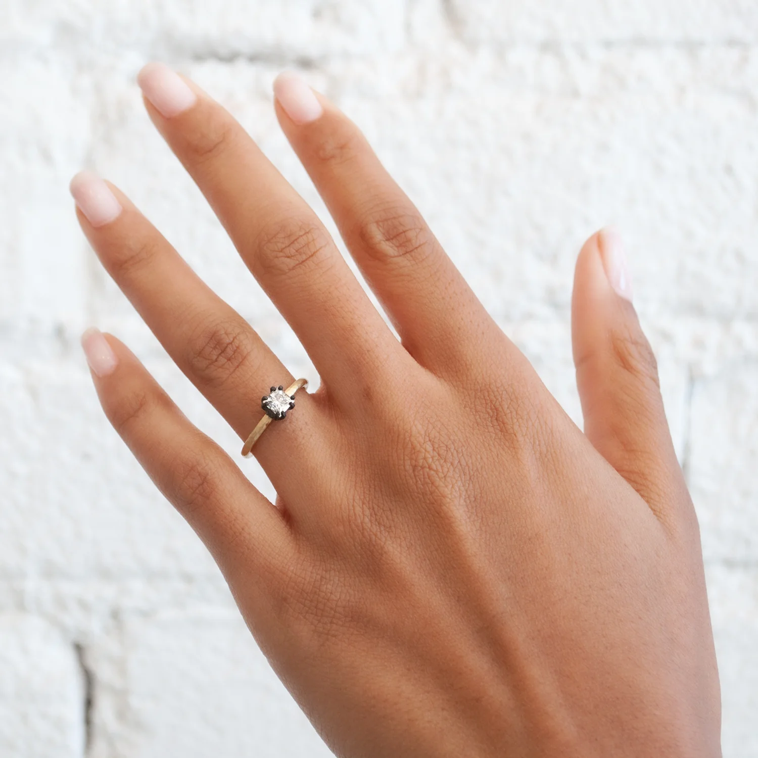 Princess Cut Atlas Ring - Image 2