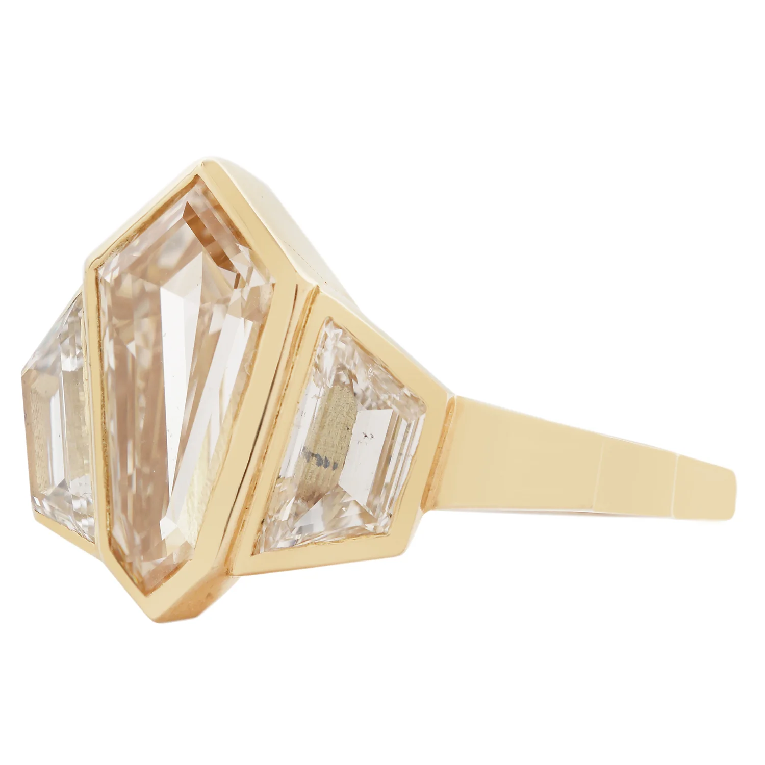 Prism Diamond Shield Ring - Image 3