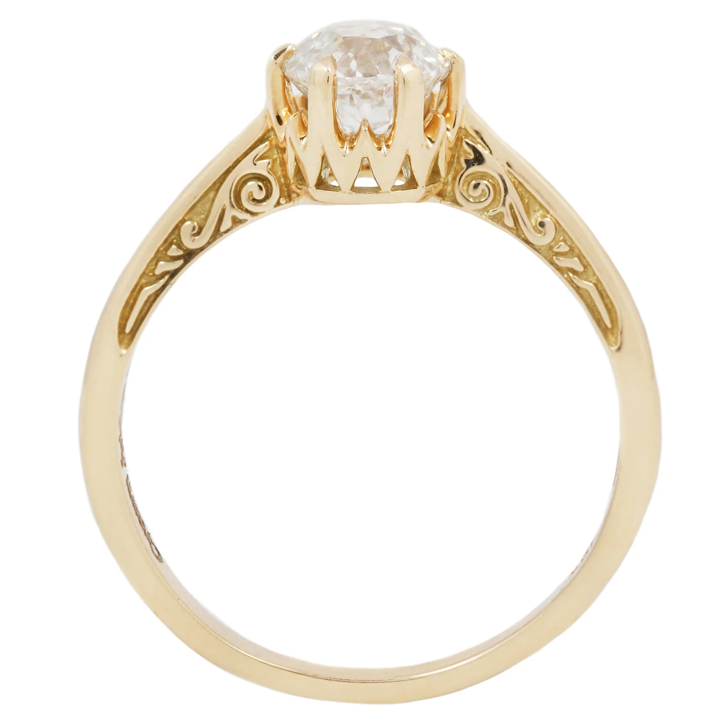 Radiant Crown Jubilee Diamond Solitaire - Image 5