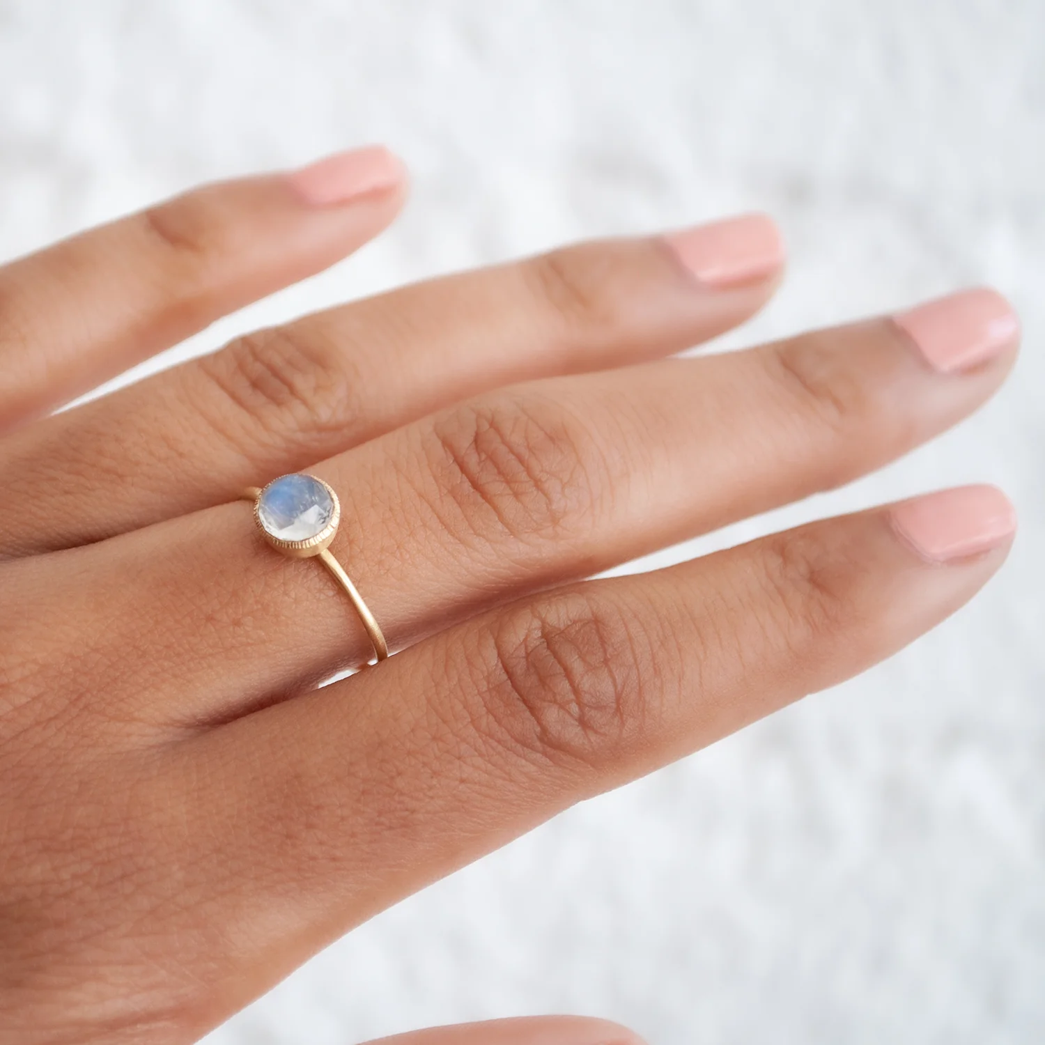 Rainbow Moonstone Ring - Image 2