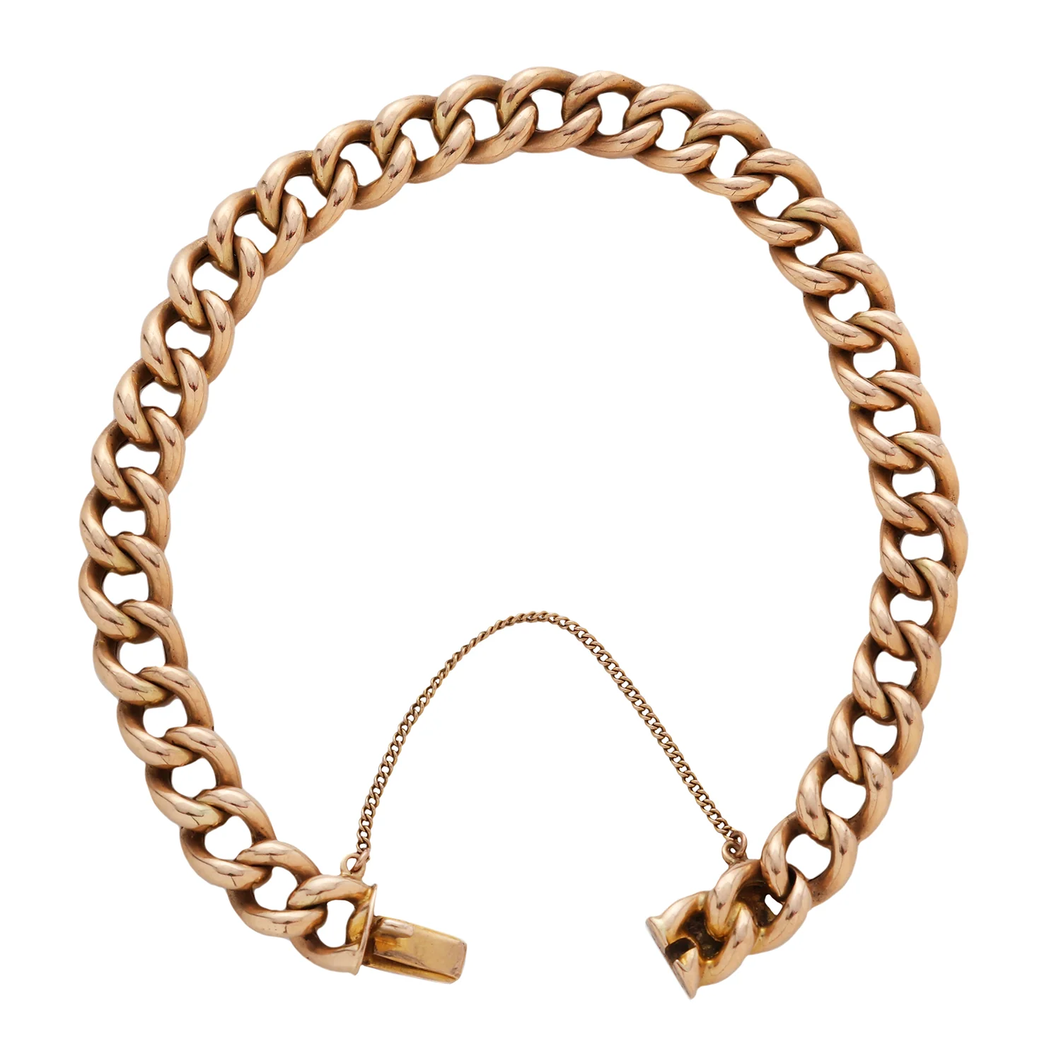 Regal Gold Curb Bracelet - Image 3