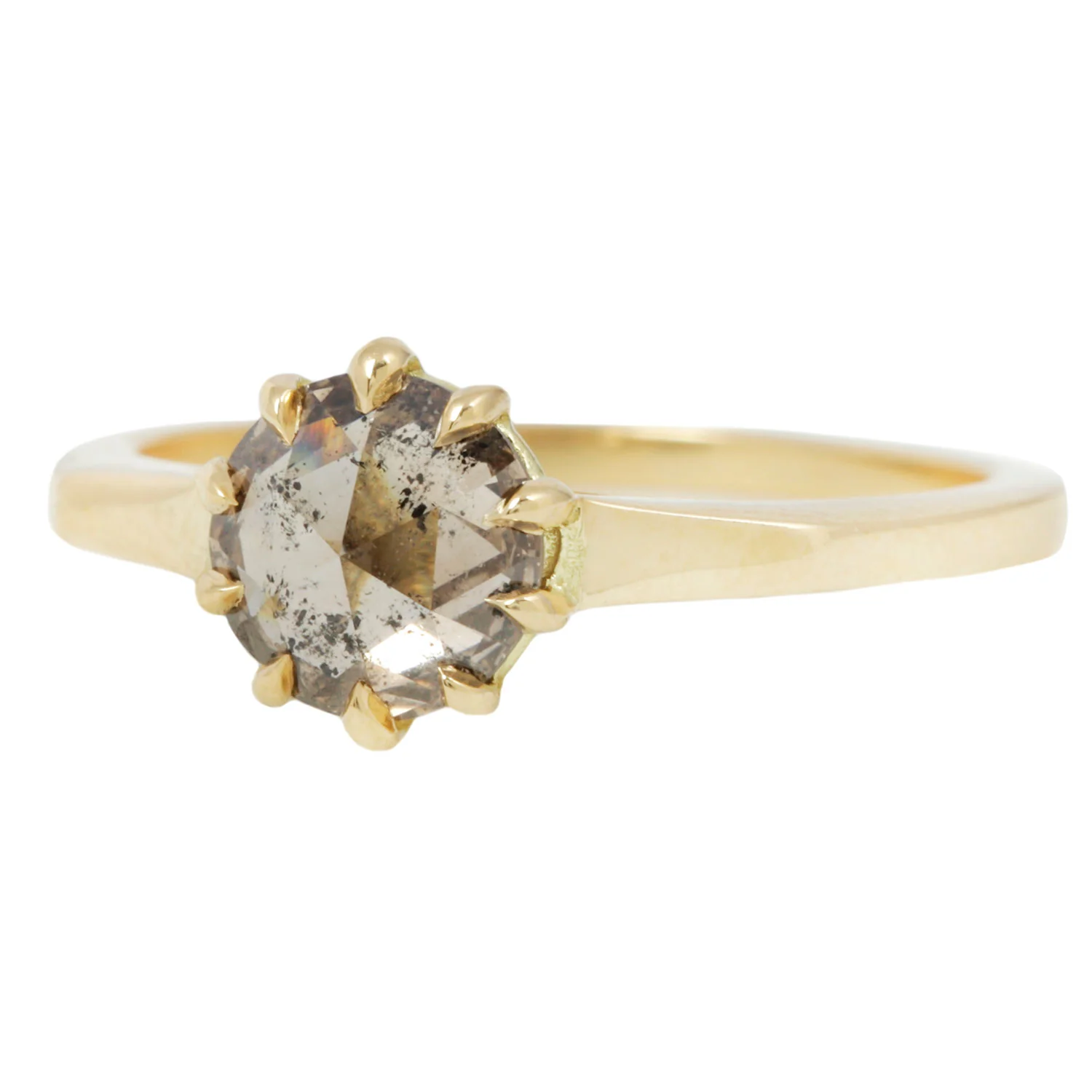 Roses & Cognac Solitaire Ring - Image 3