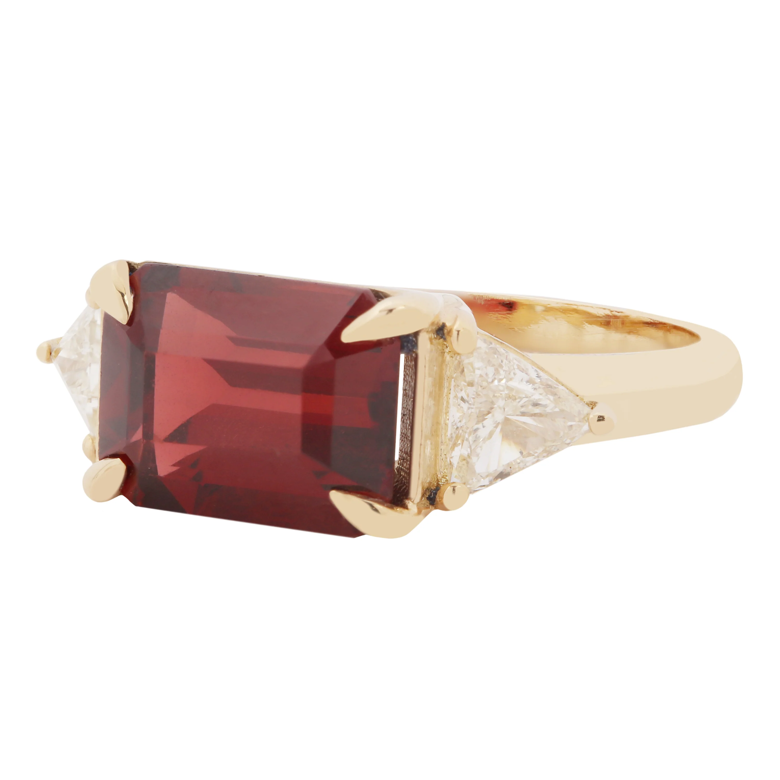 Royal Garnet & Diamond Ring - Image 3