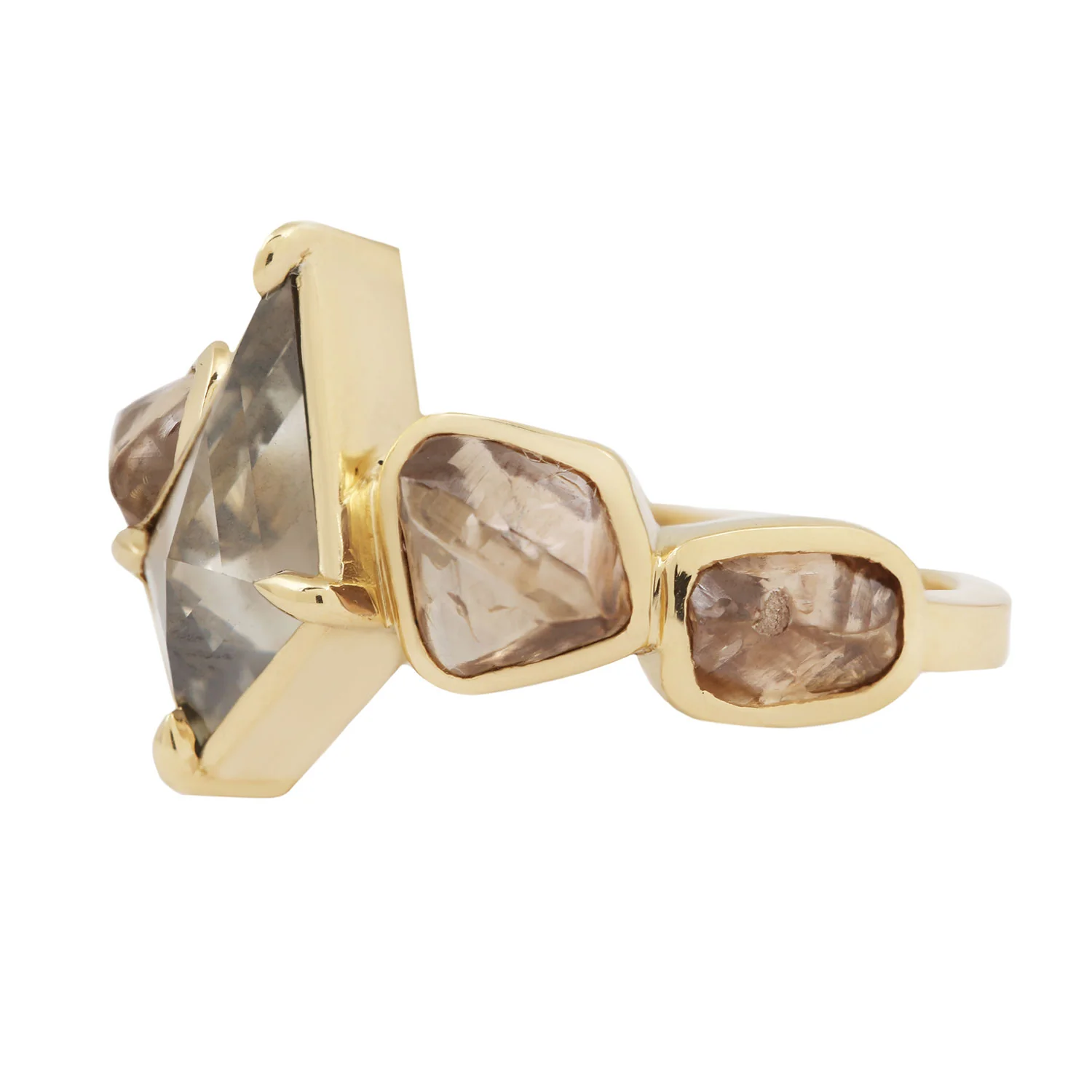 Rustic Kite Diamond Ring - Image 3
