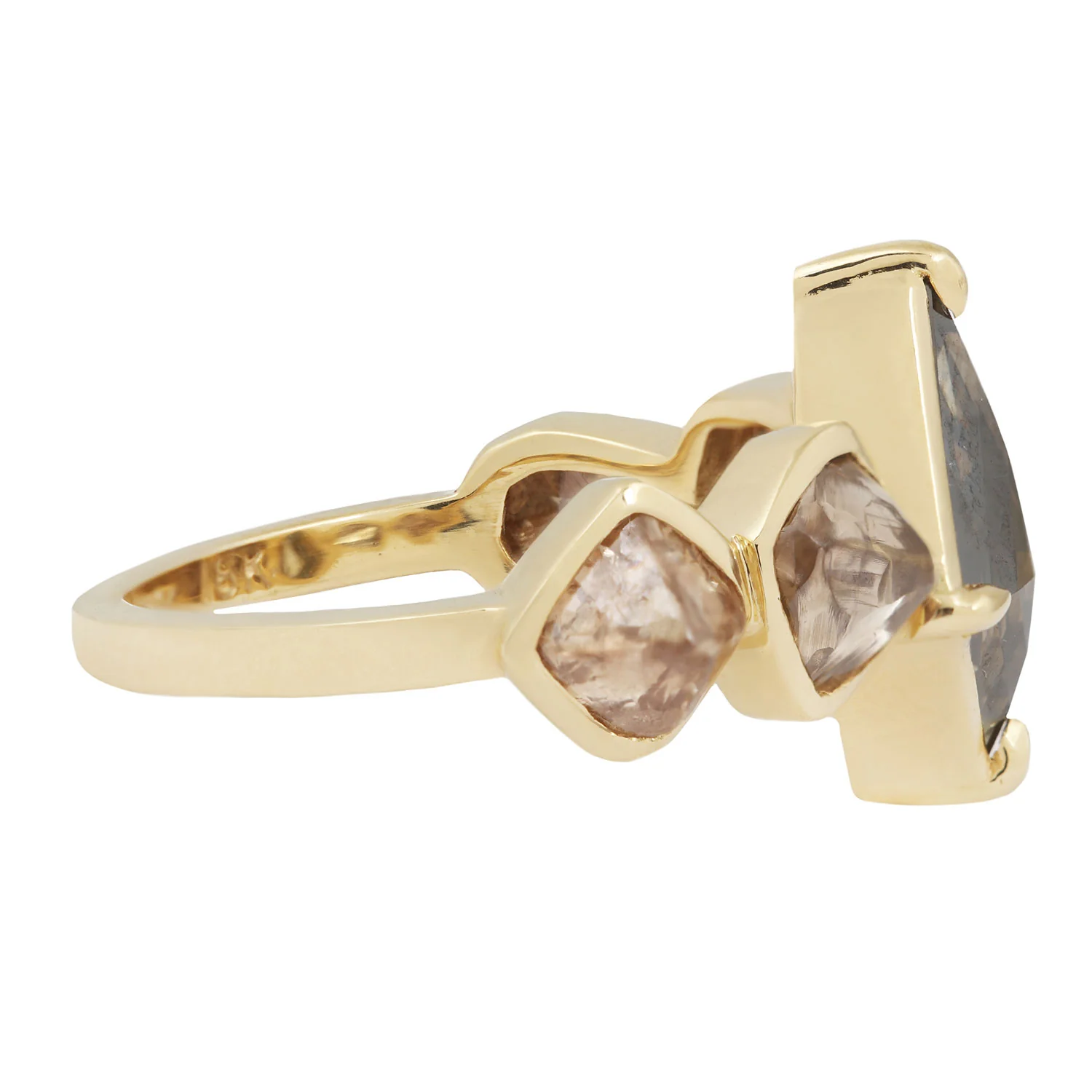 Rustic Kite Diamond Ring - Image 4