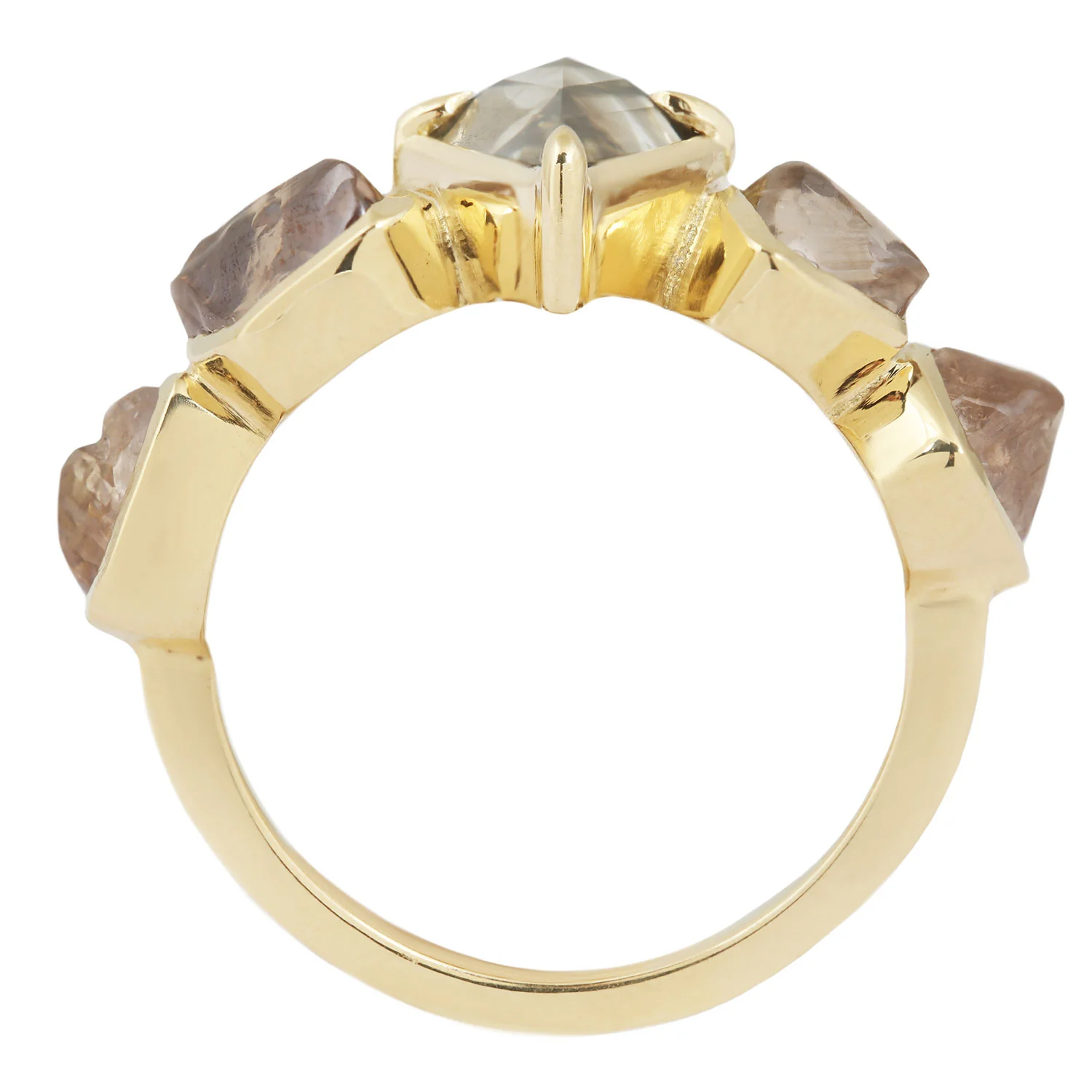 Rustic Kite Diamond Ring - Image 6