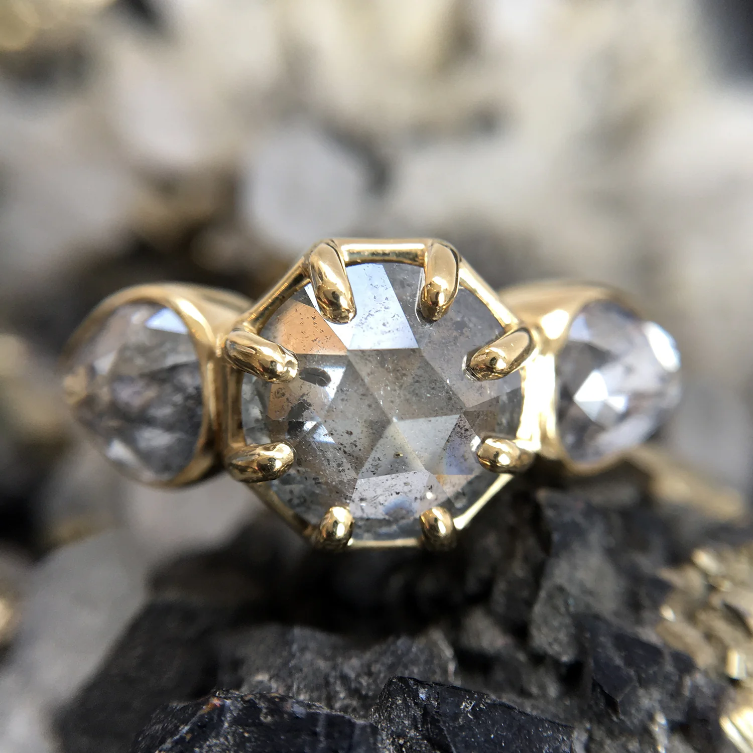 Rustic Sky Diamond Ring - Image 8