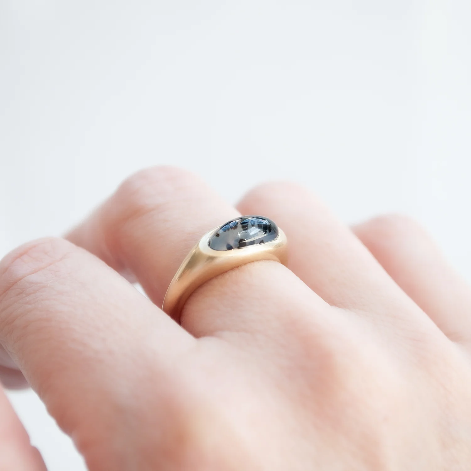 Dendritic Agate Slab Ring - Image 5