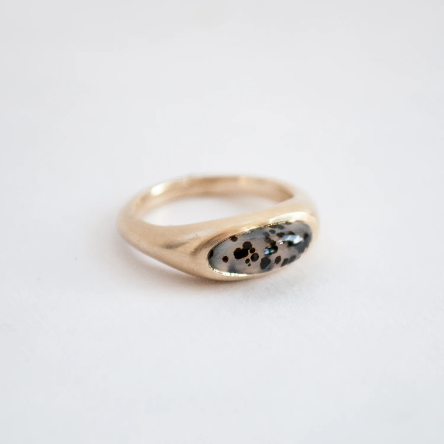 Dendritic Agate Slab Ring - Image 7