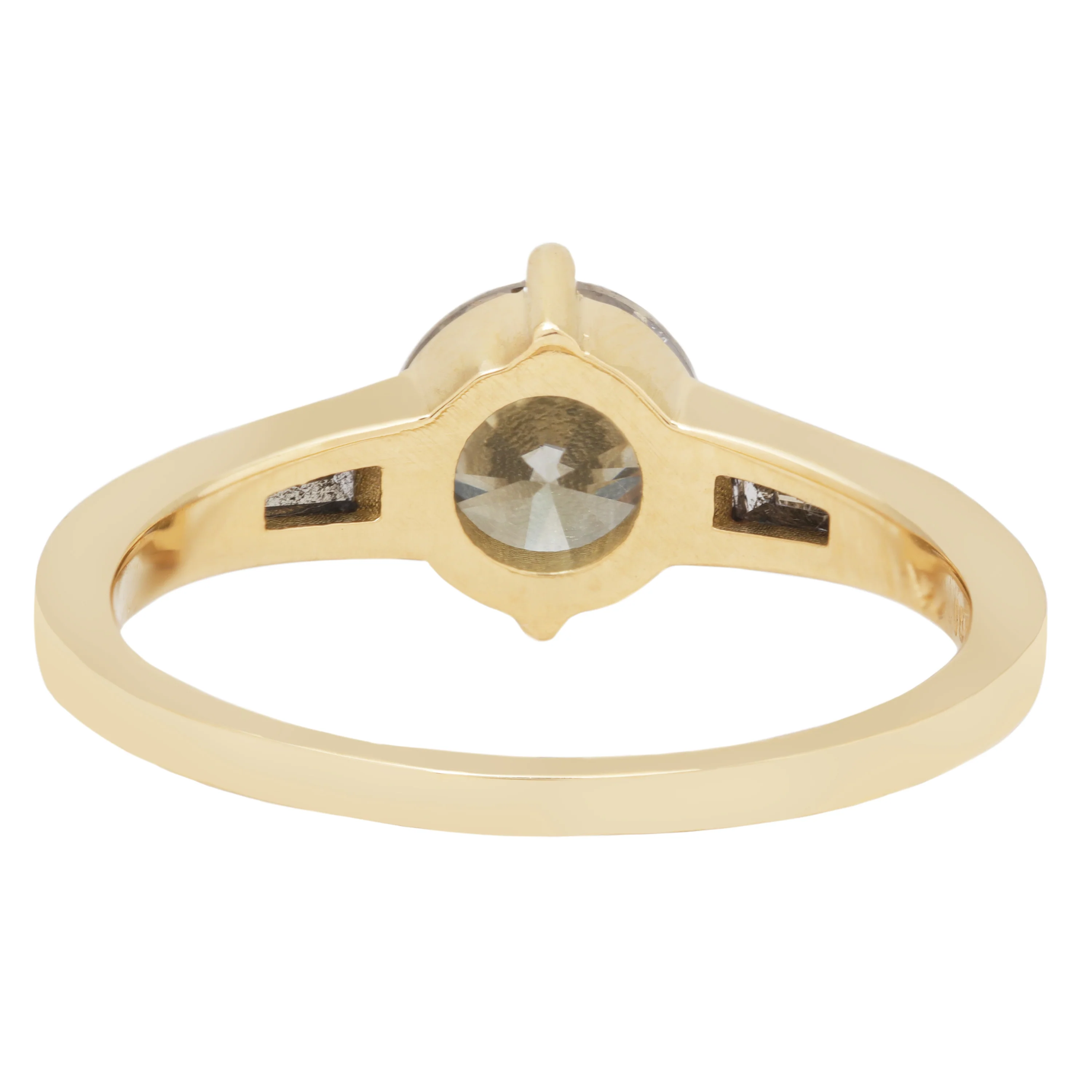 Sage Diamond Tapered Ring - Image 4