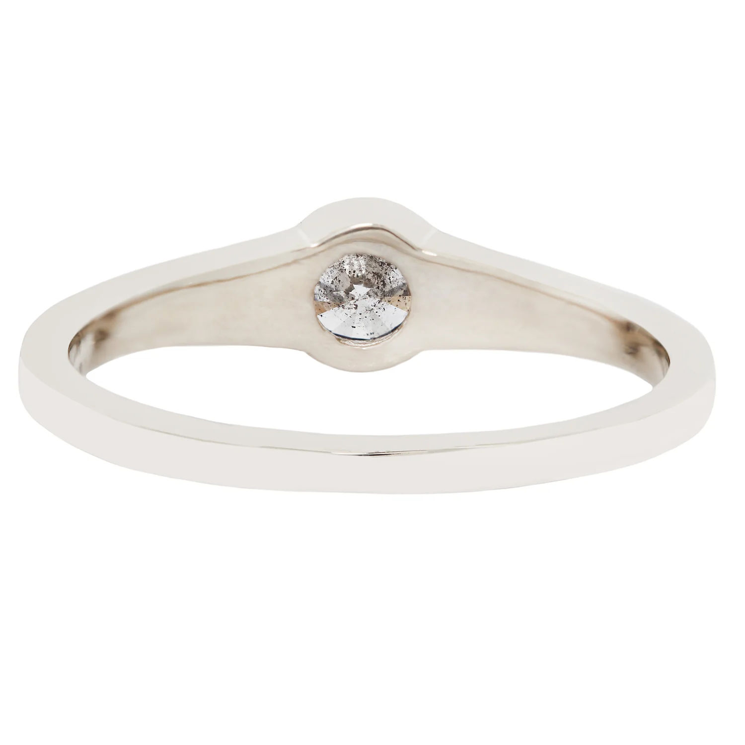 Salt & Pepper Diamond Eclipse Ring - Image 4