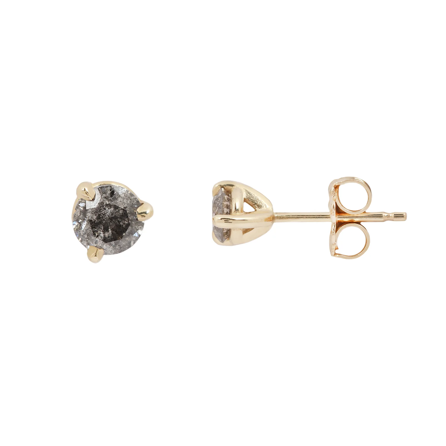 Salt & Pepper Diamond Martini Studs - Image 3