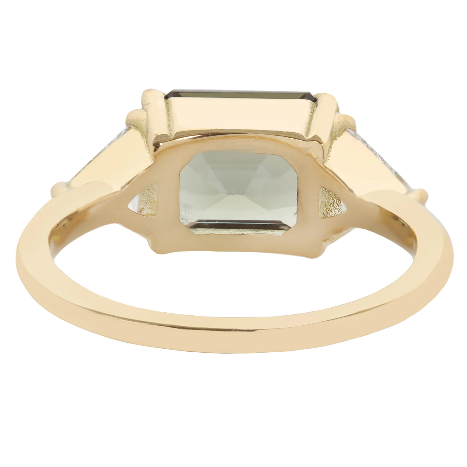 Sapphire & Diamond Horizon Ring - Image 4
