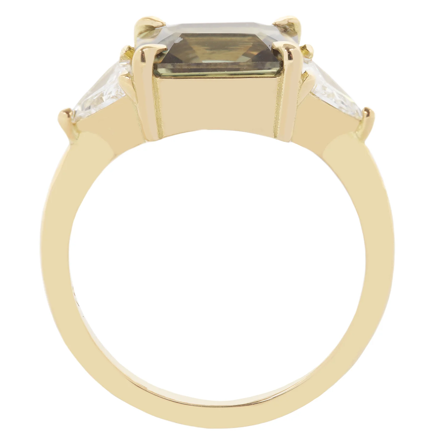 Sapphire & Diamond Horizon Ring - Image 5