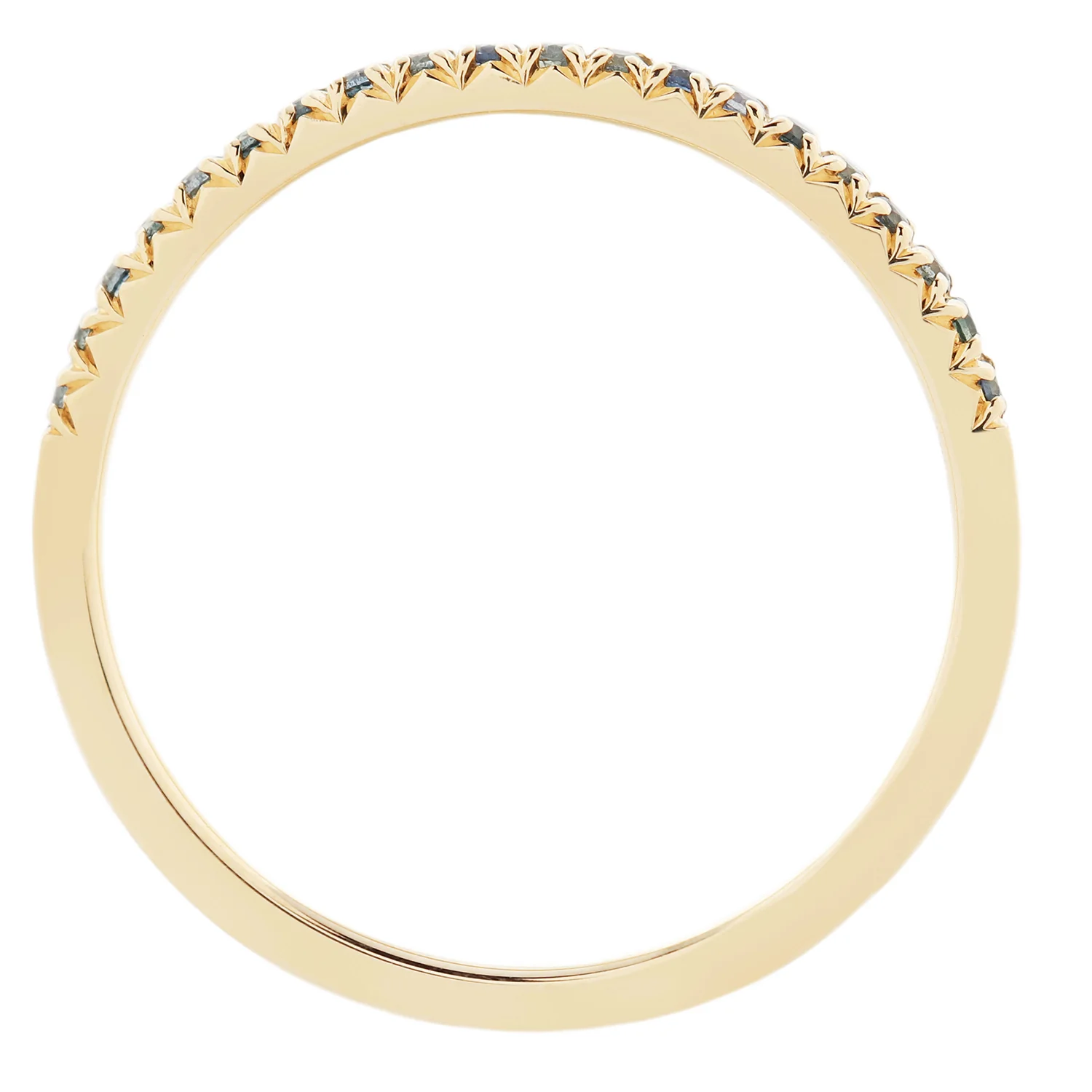 Sapphire Pavé Band - Image 4