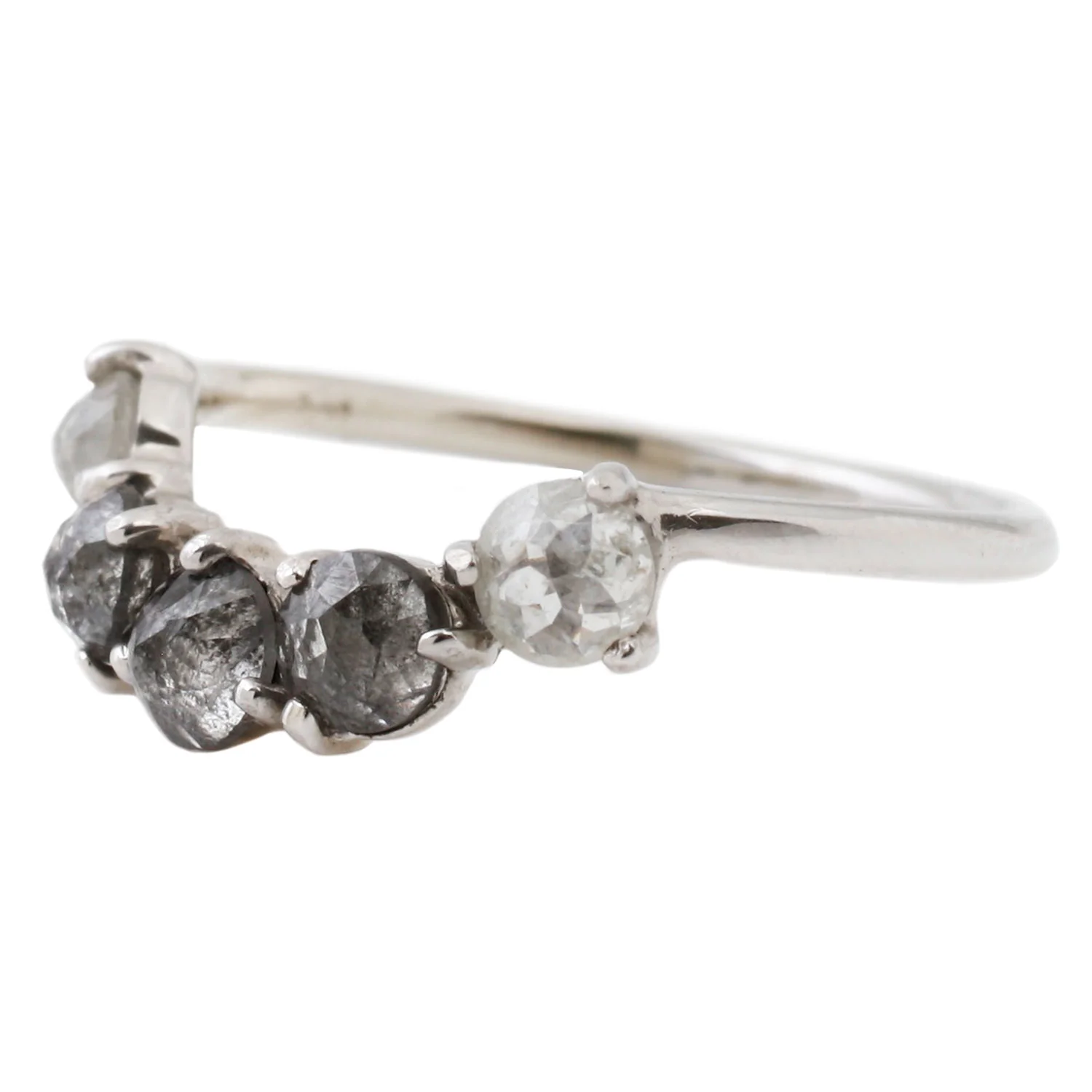 White Gold Indira Ring - Image 3