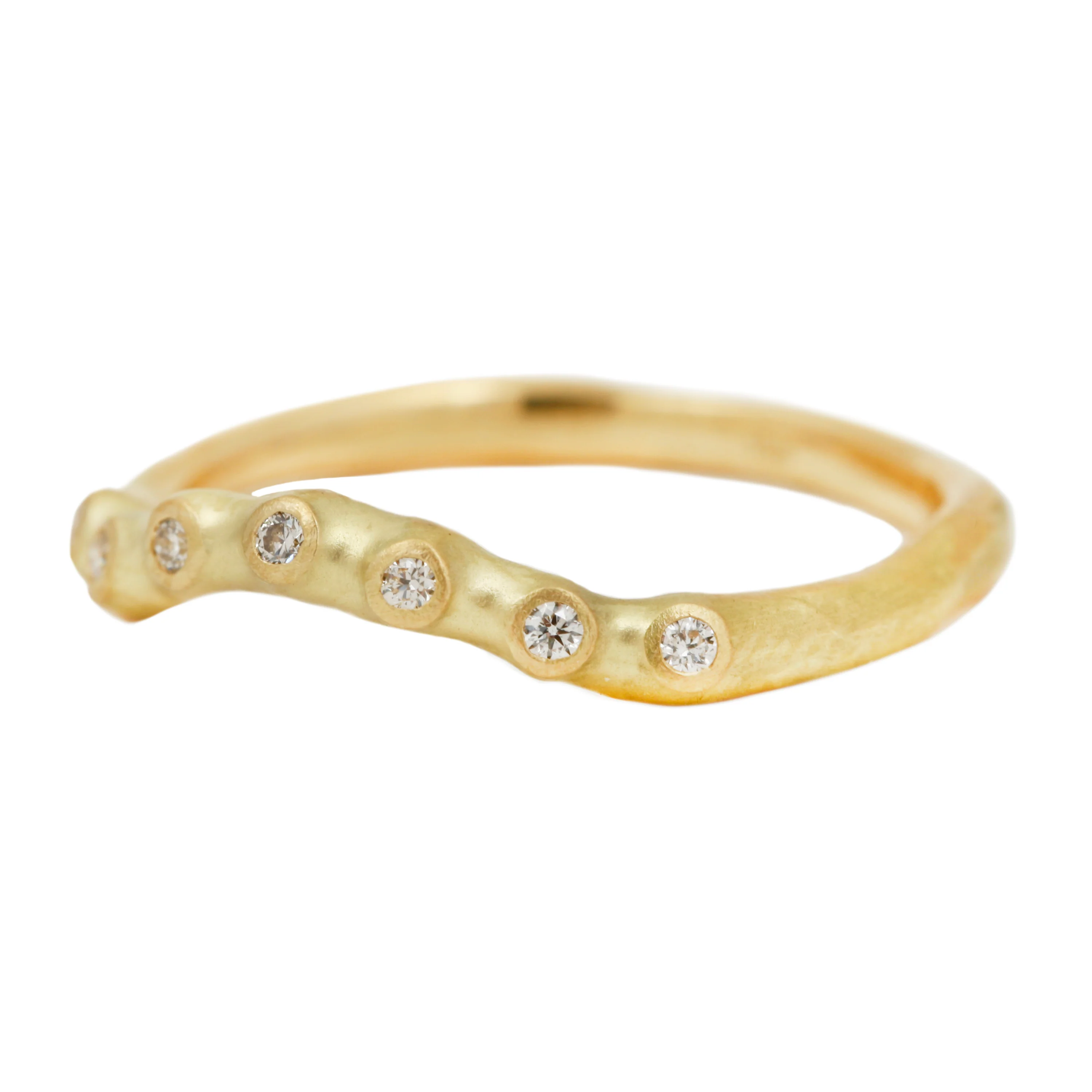 Seven Diamond Contour Ring - Image 3