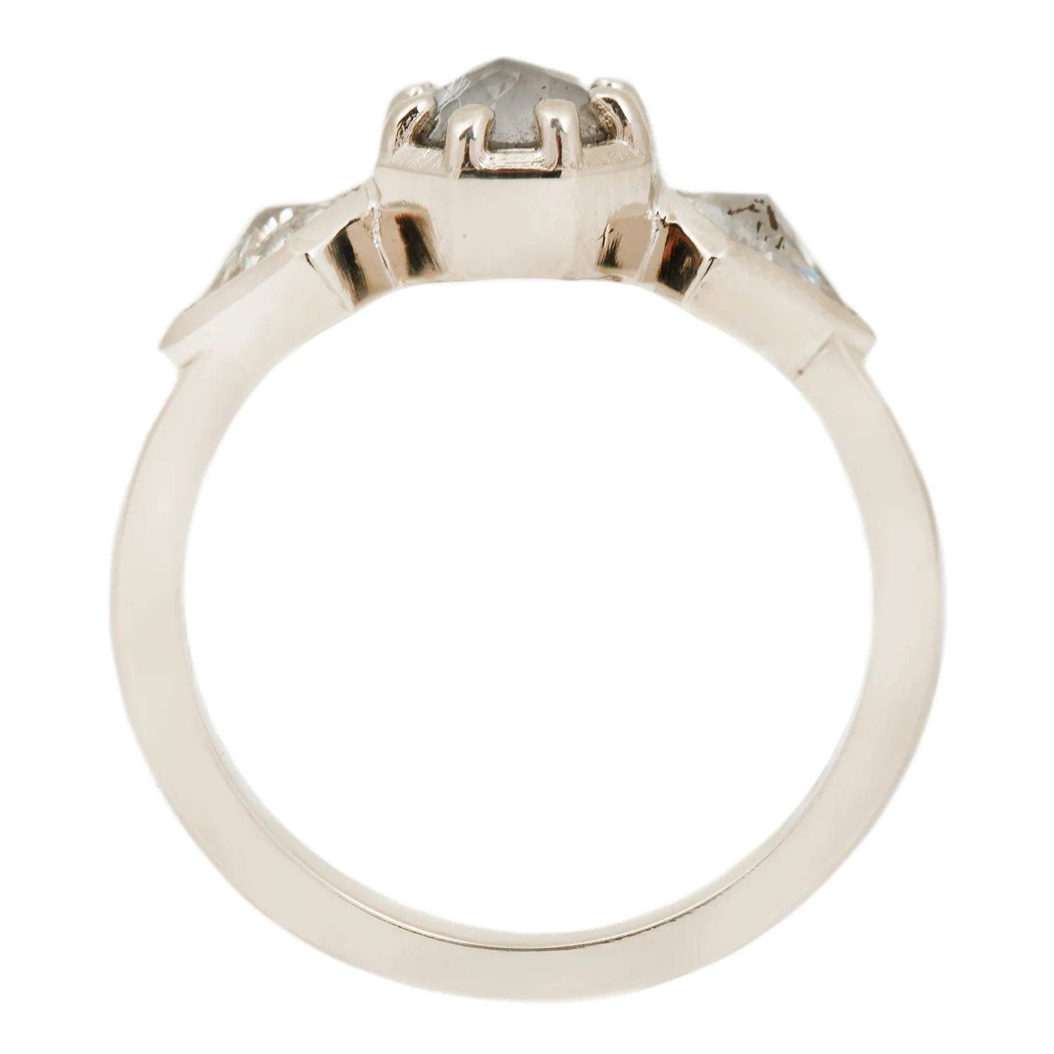 Shooting Star Three Stone Ring - Image 5