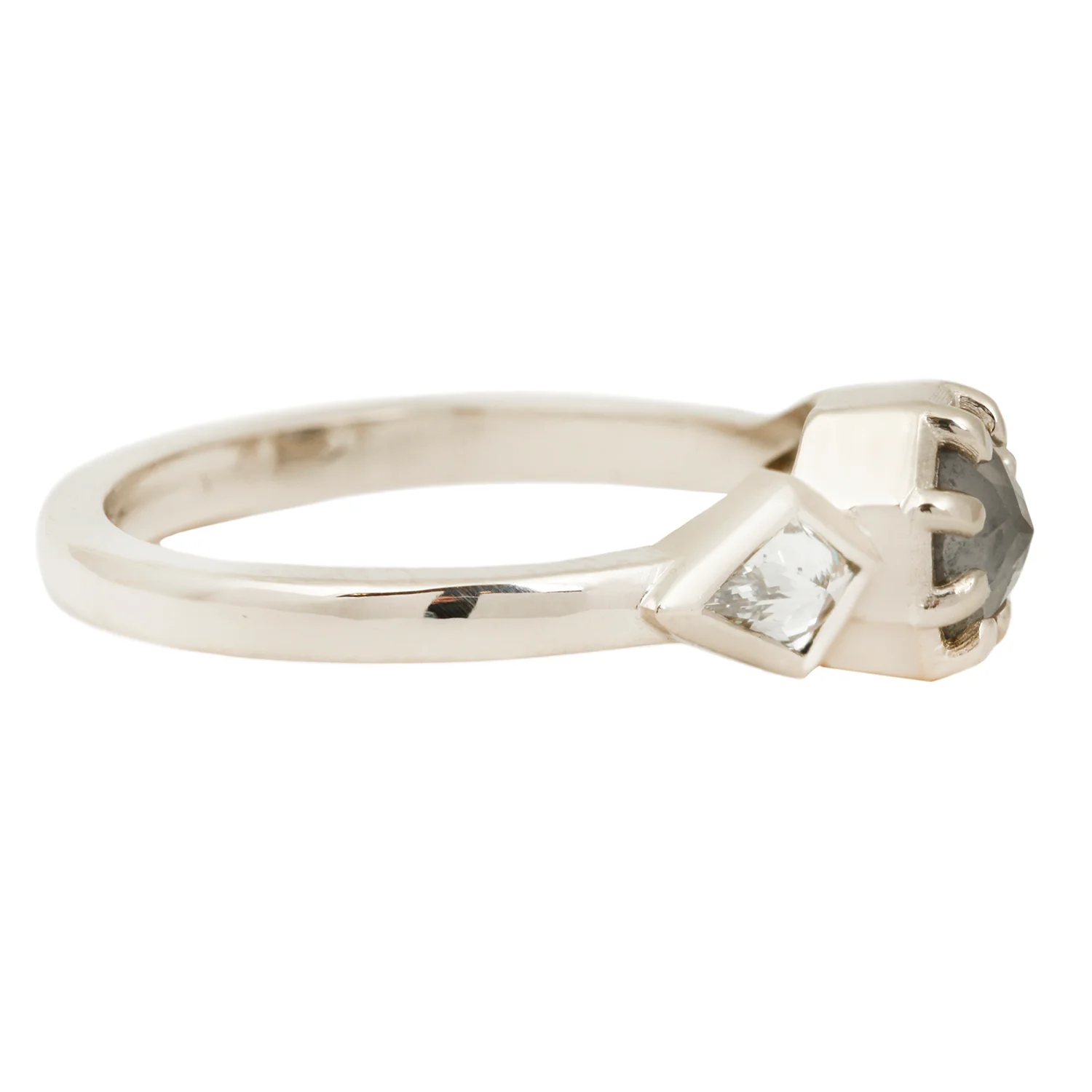 Shooting Star Three Stone Ring - Image 6