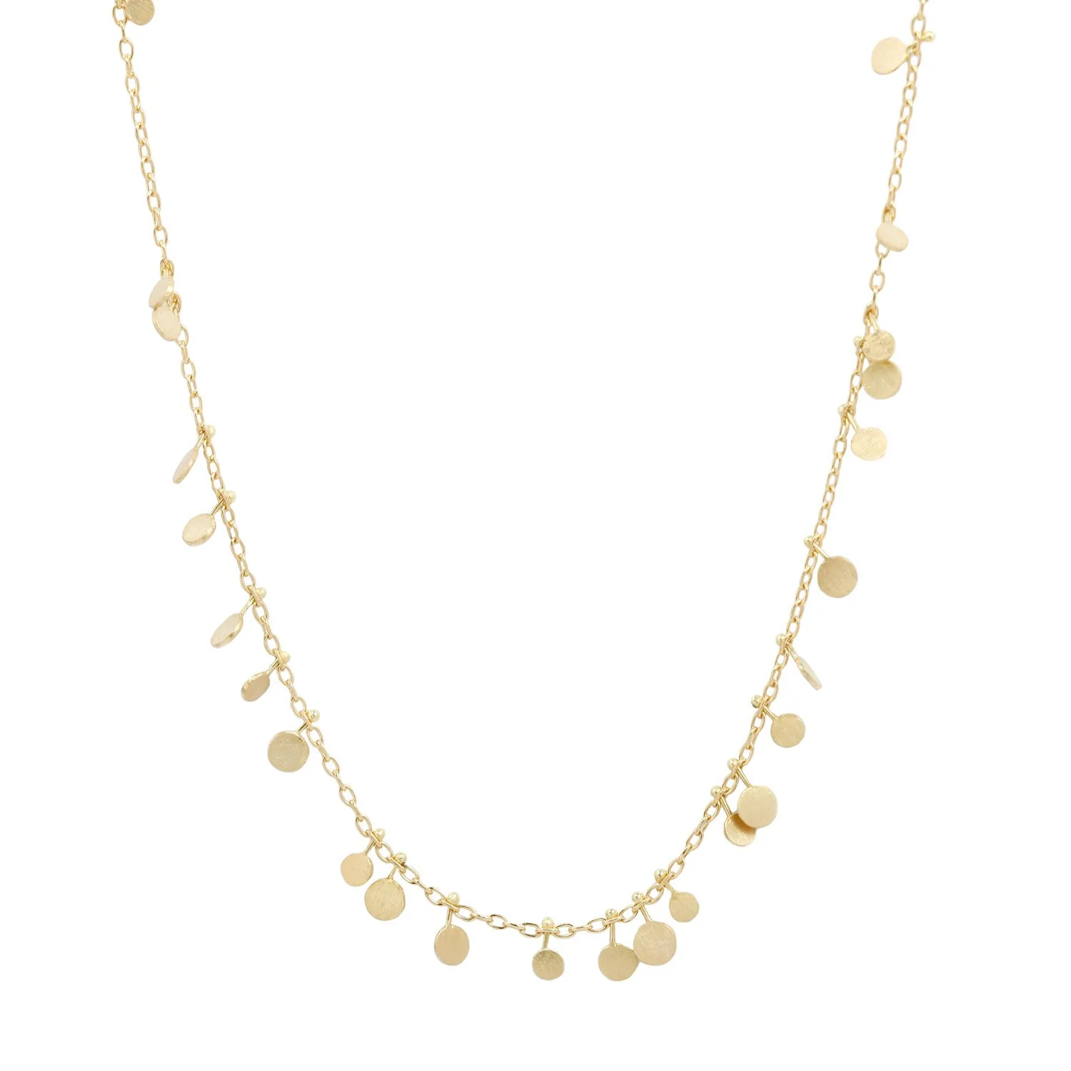 Random Gold Dots Necklace