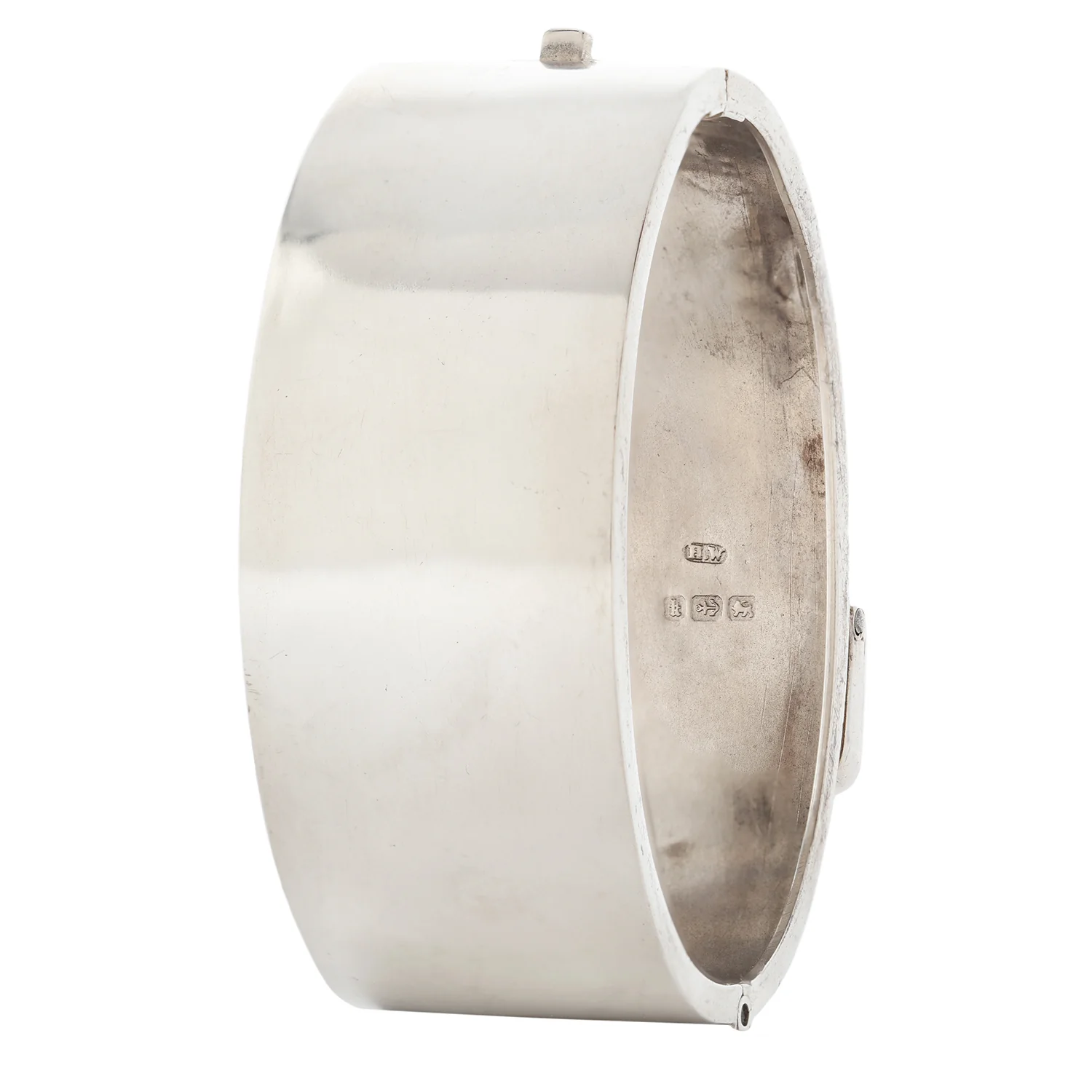 Silver Falling Leaves Buckle Bangle - Image 4