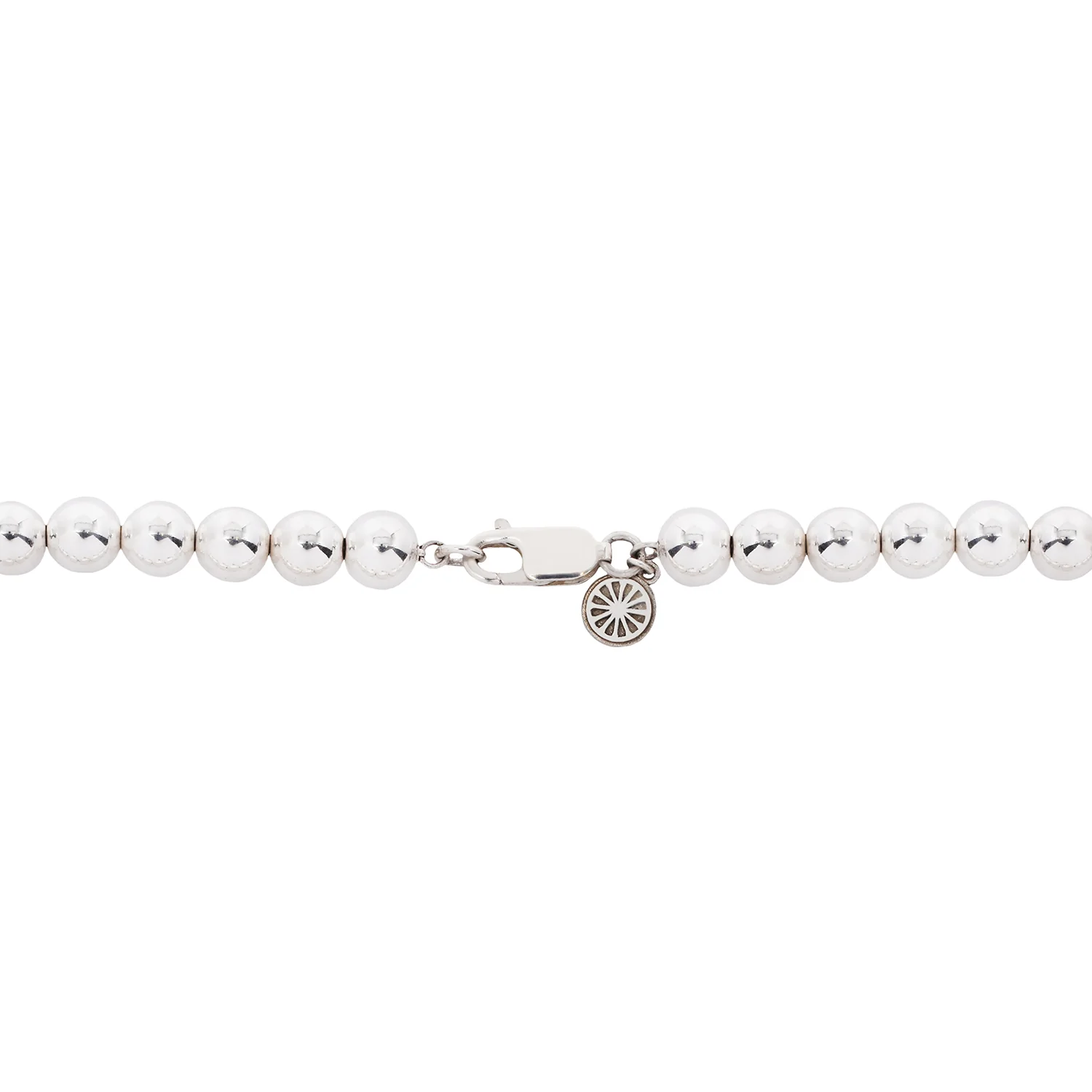 Silver Jumbo Ball Necklace - Image 3