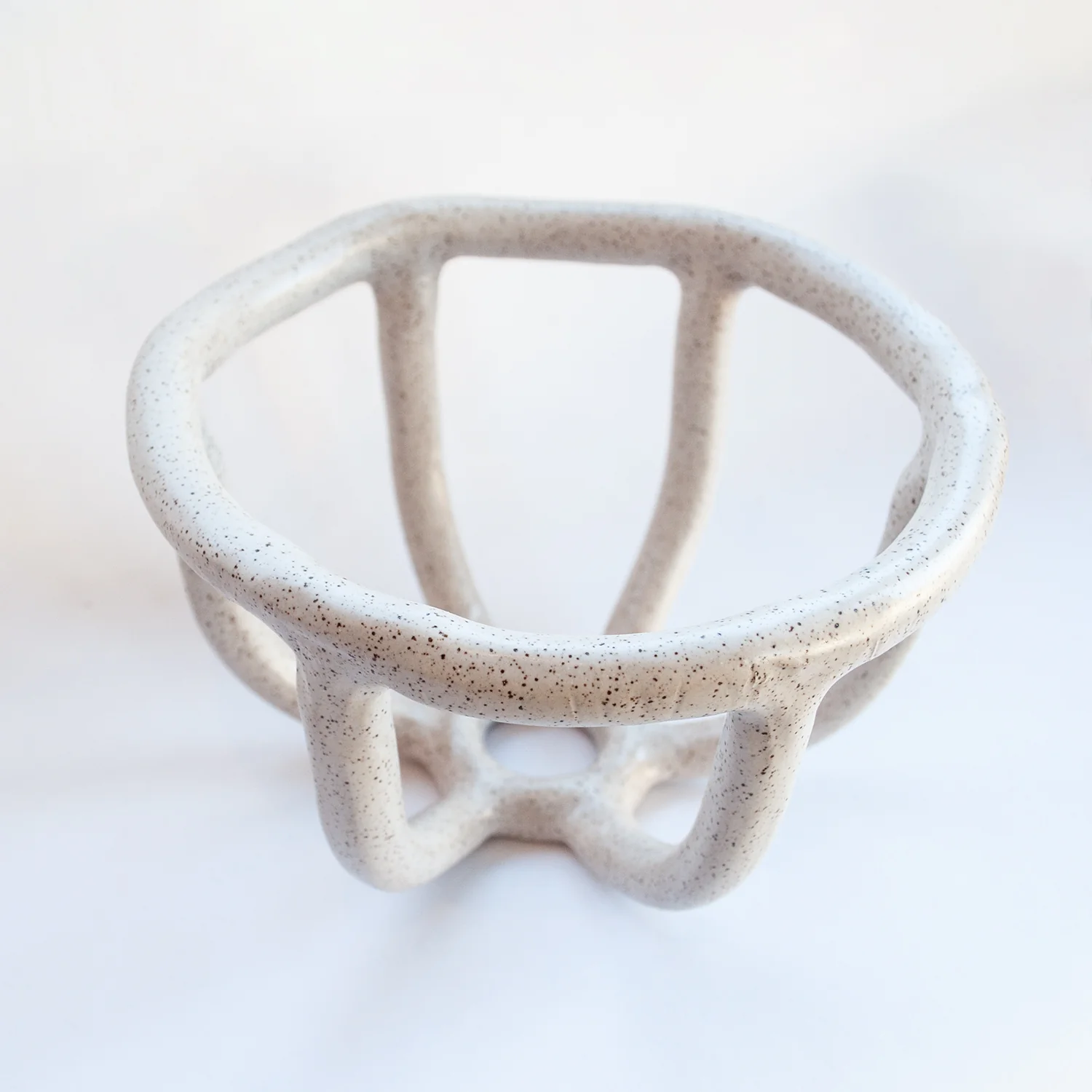 White Speckled Moth Bowl - Image 2