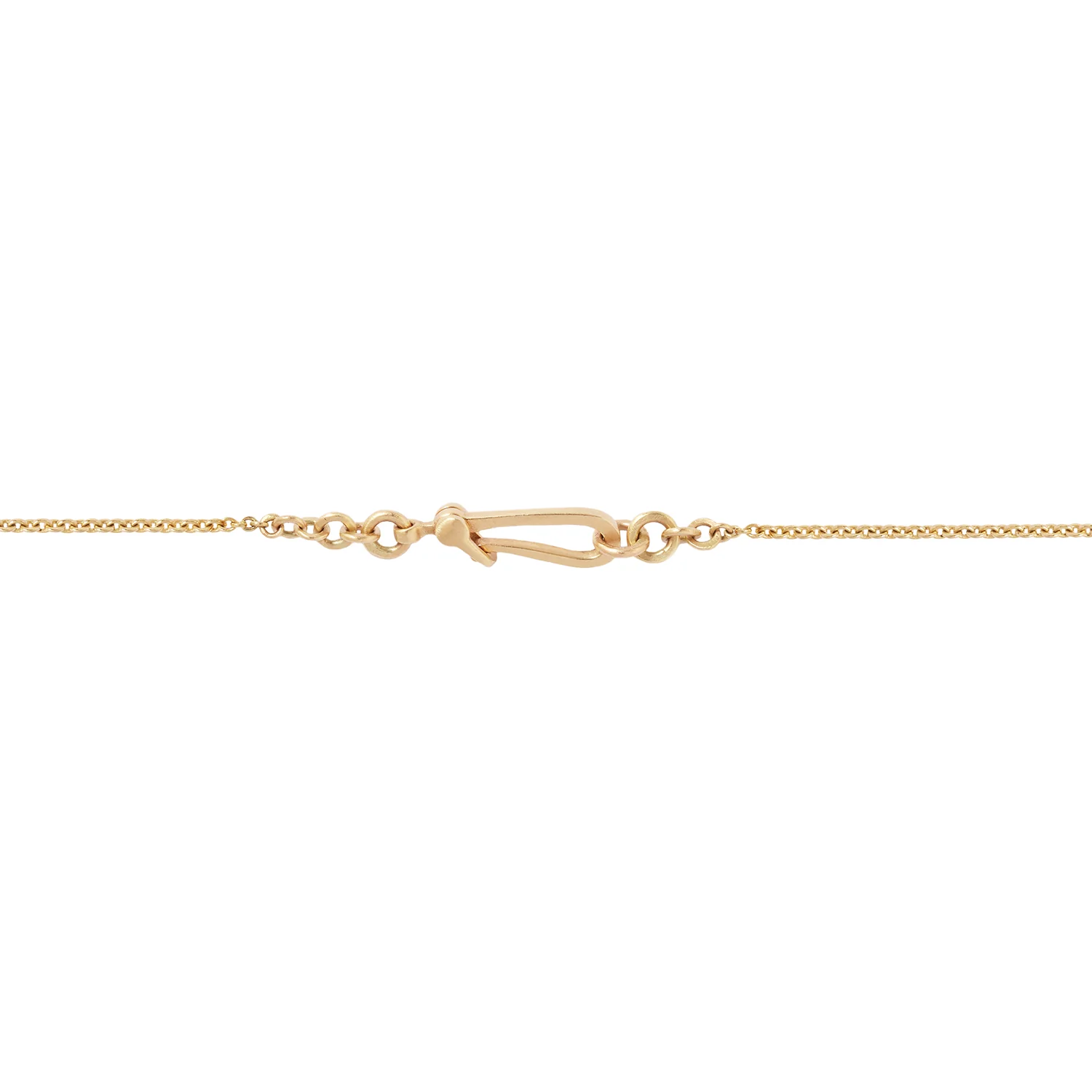 Single Diamond Block Necklace - Image 4