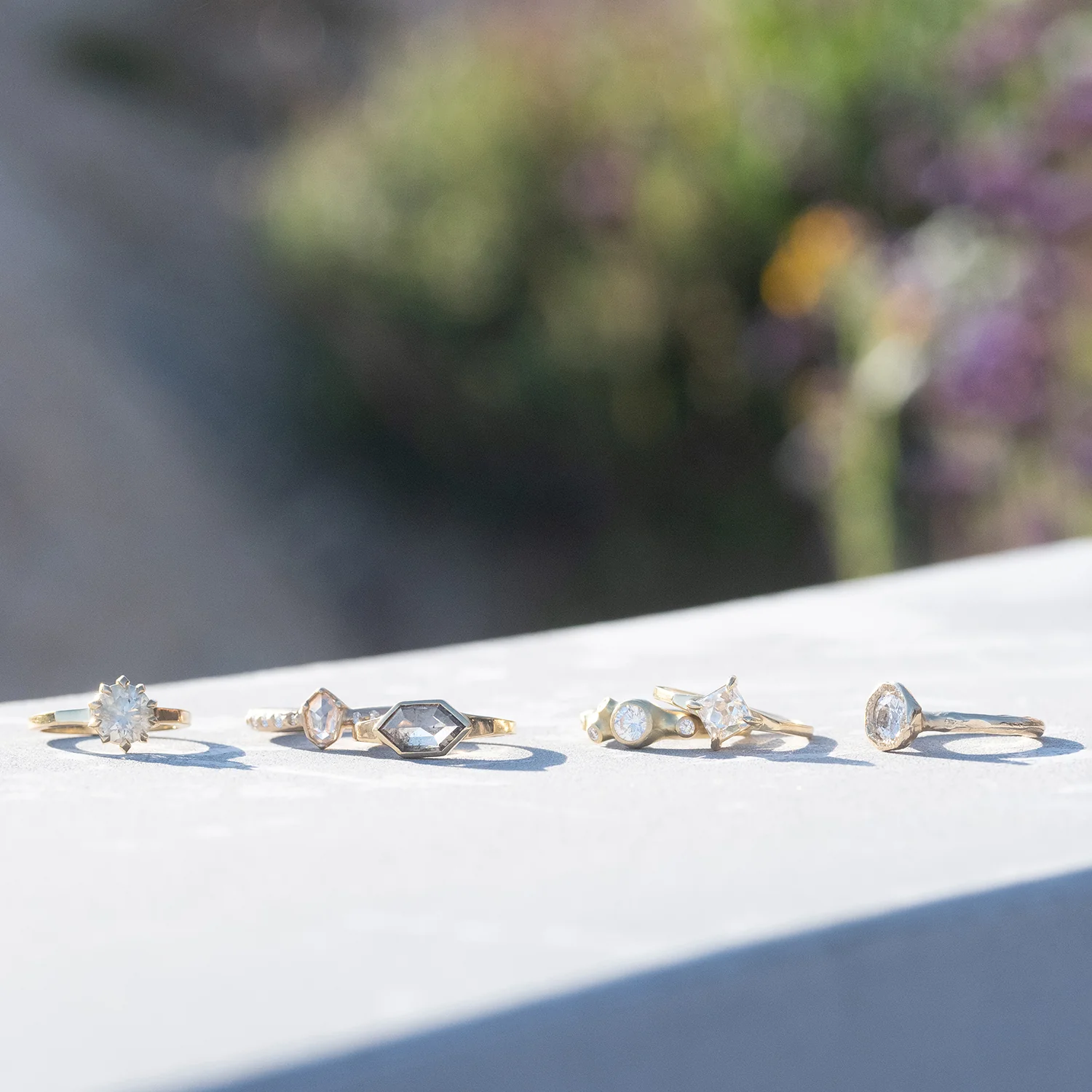 Six Barnacle White Diamond Ring - Image 5
